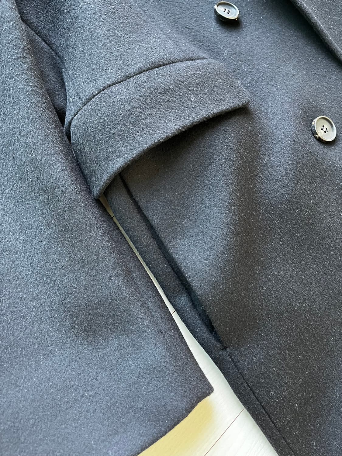 Cashmere double-breasted coat [M] 상품이미지3