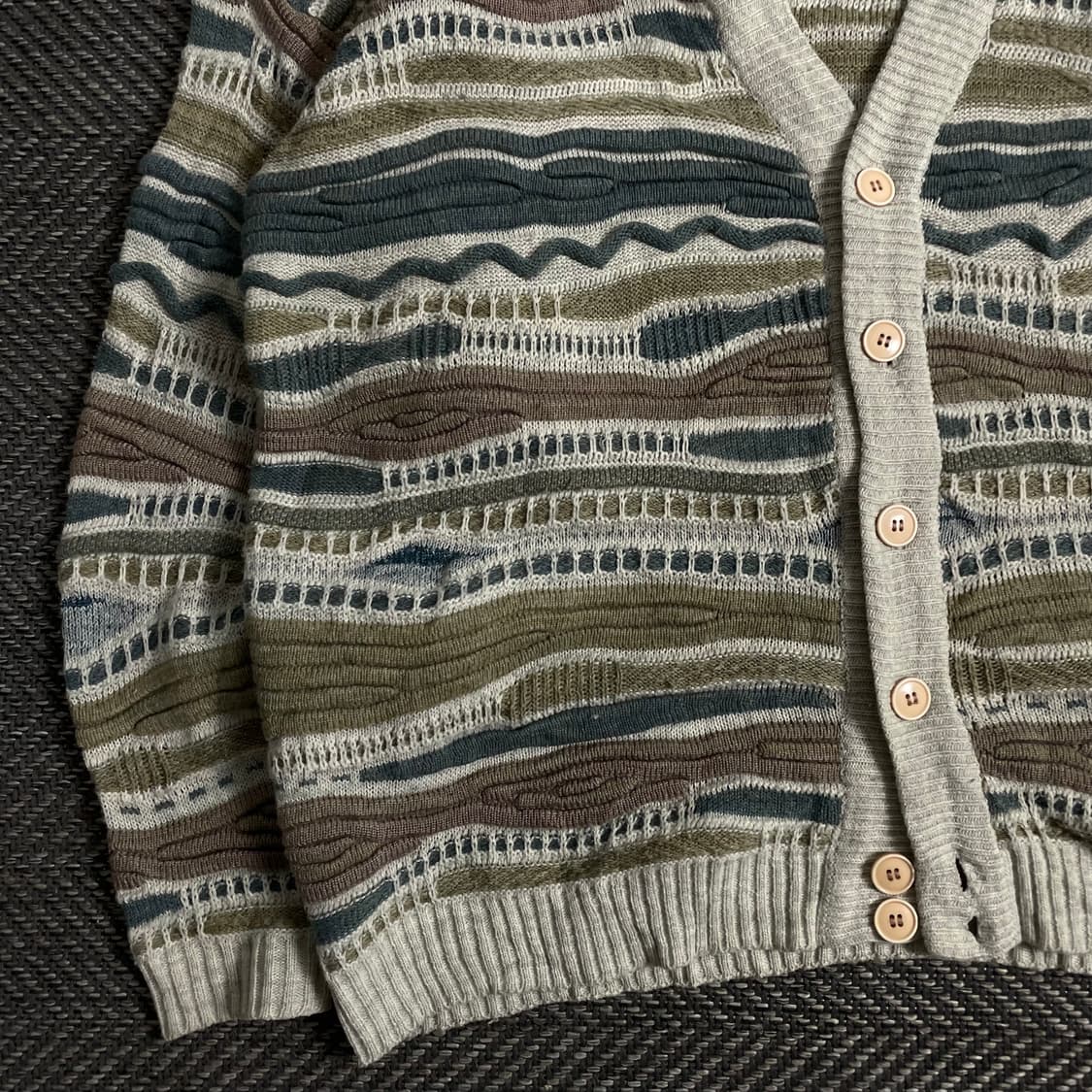 이태리 빈티지 올드스쿨 케이블 가디건o 2952 상품이미지3