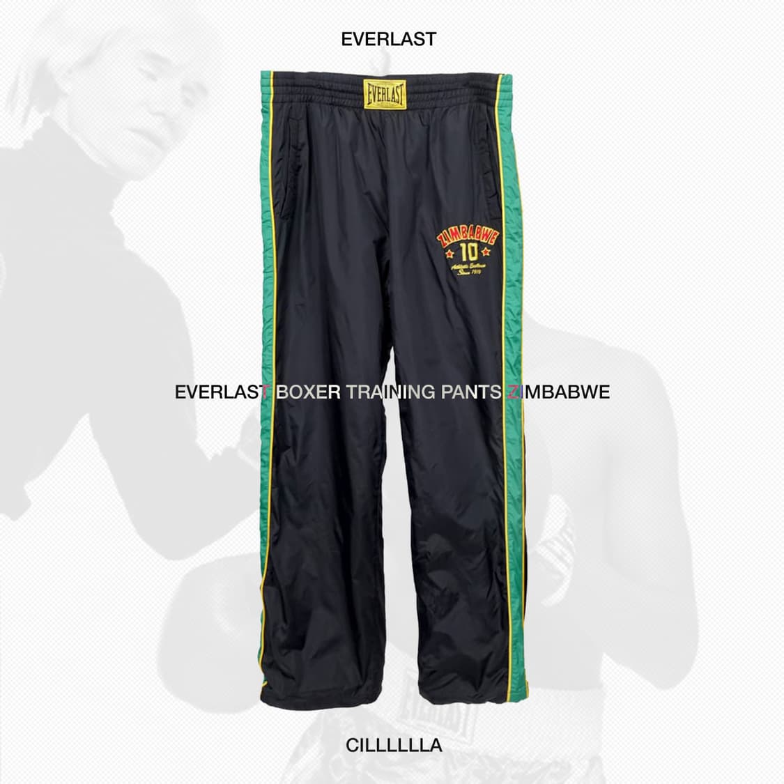 [M, 90] EVERLAST 에버라스트 복서 트레이닝팬츠 짐바브웨 상품이미지1