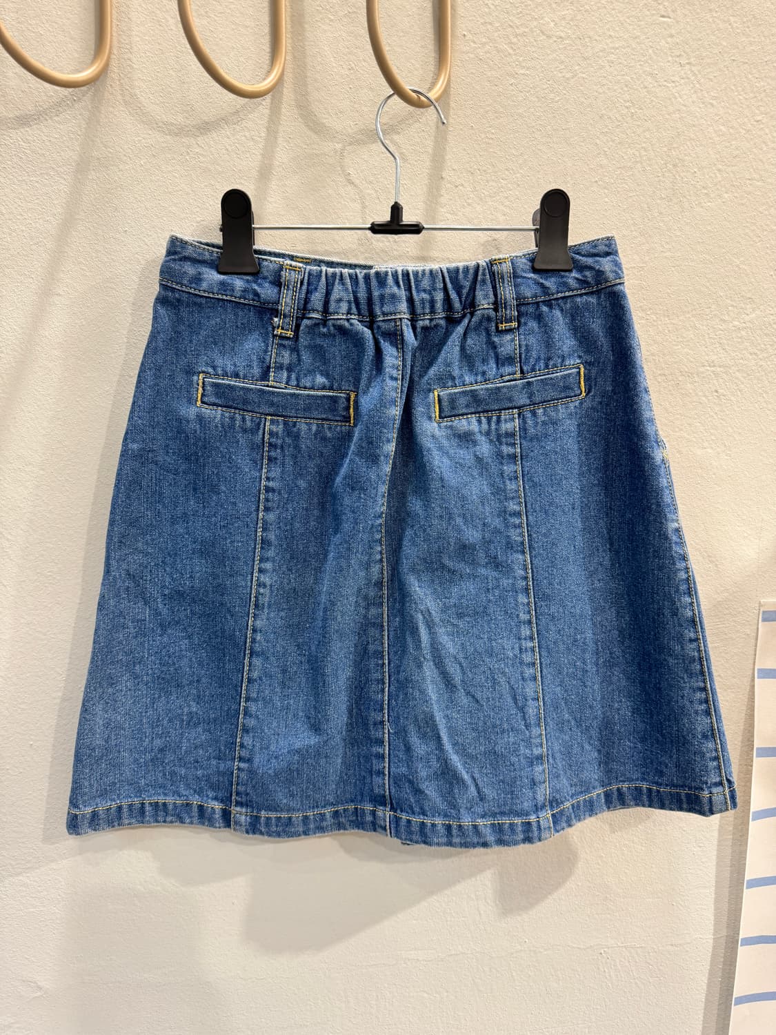 japan vintage 버튼 데님SK 상품이미지4