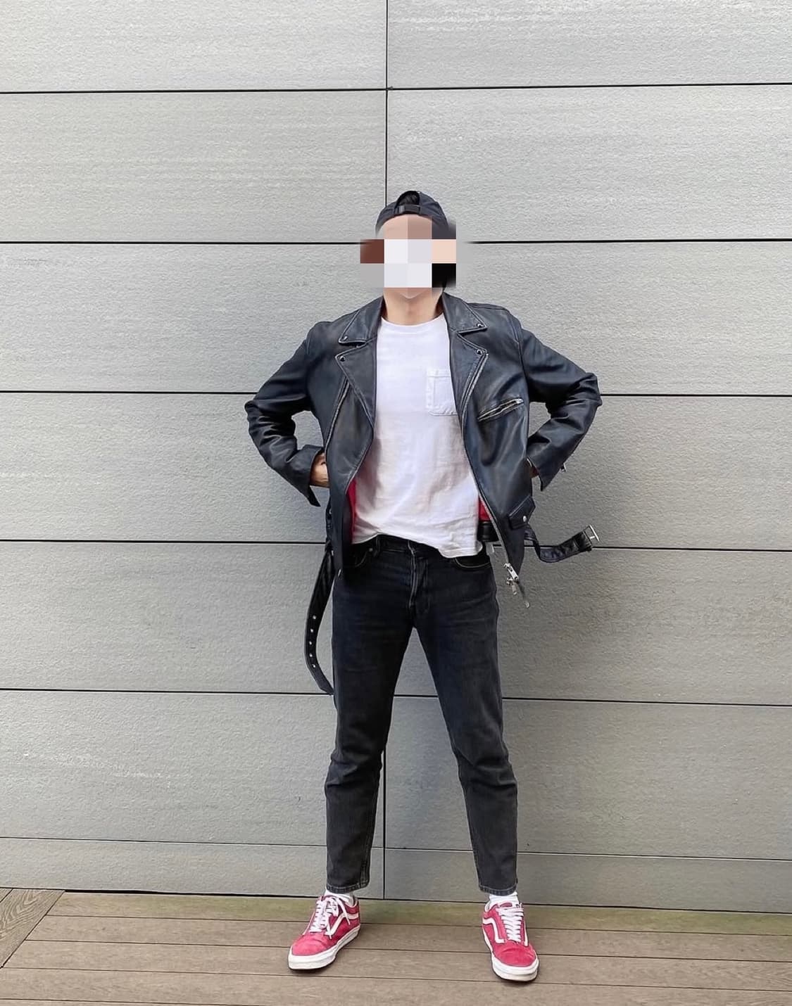 올세인츠 남성 양가죽 바이커 자켓 XL (빈티지 레어템) 상품이미지7