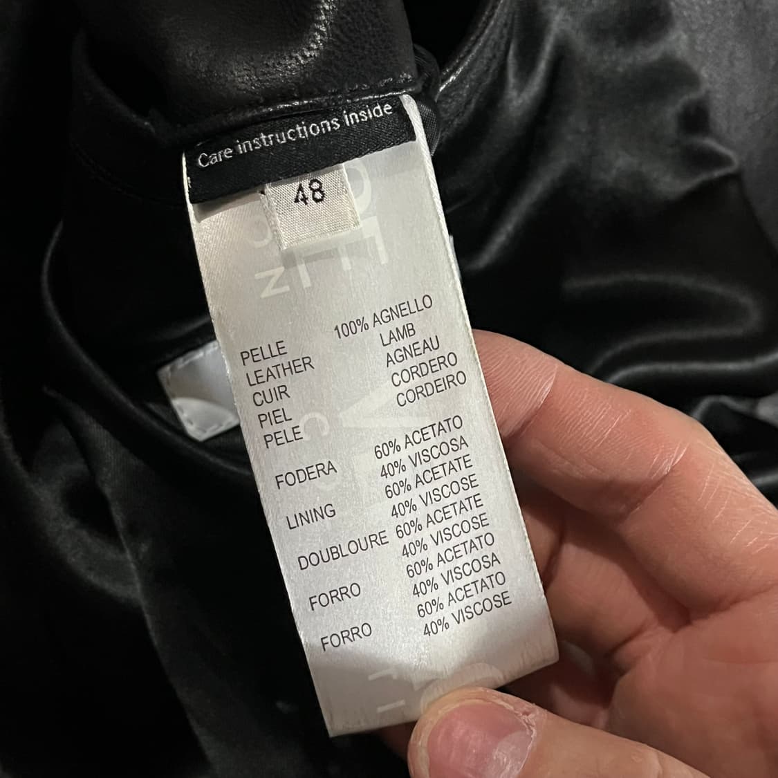 [105] 베르사체 램스킨 가죽자켓 상품이미지10