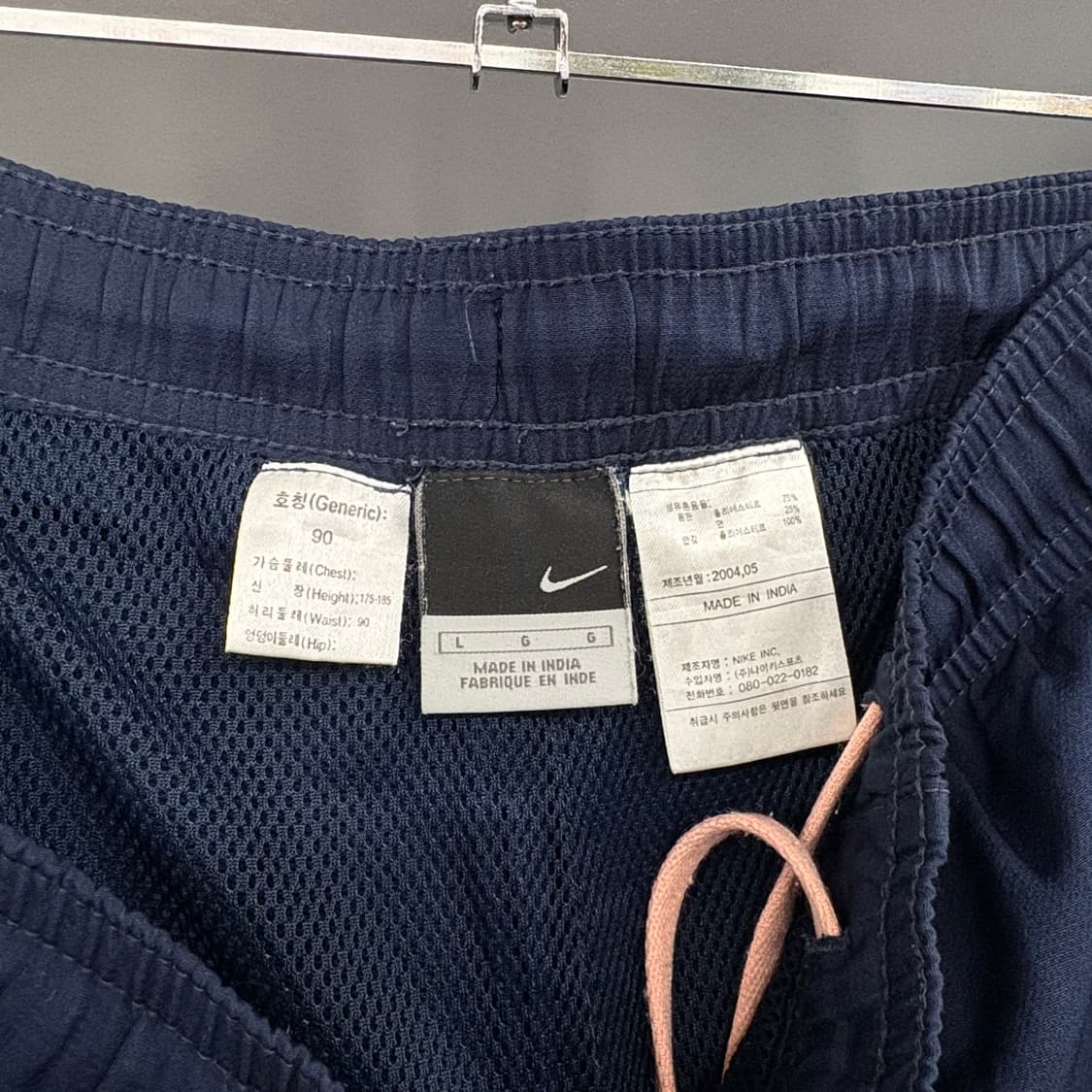 (L) 나이키 유벤투스 네이비 우븐 팬츠 상품이미지7