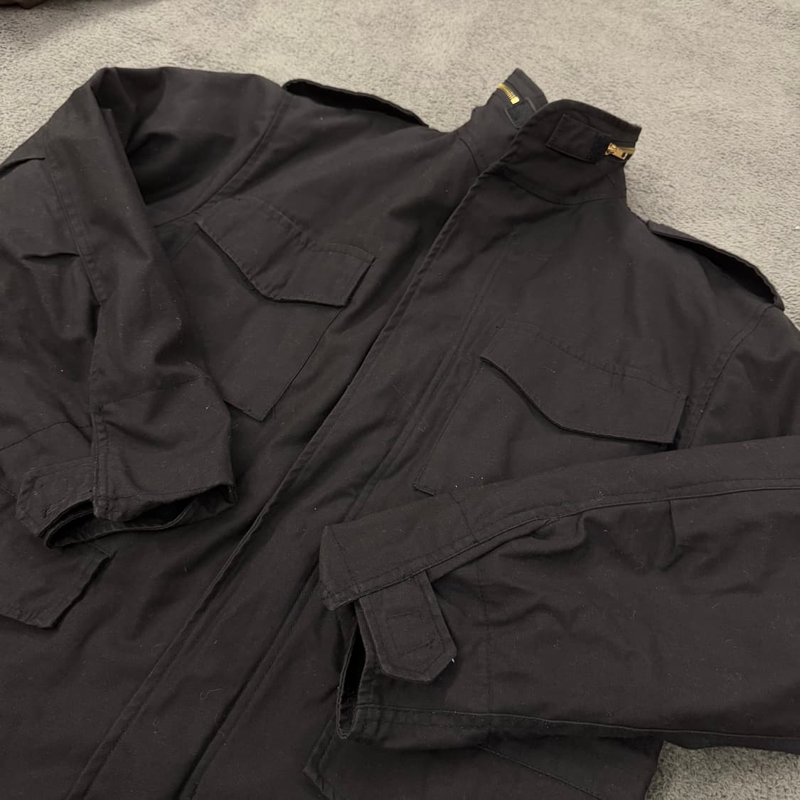 (정품/xs) ROTHCO M-65 필드자켓 블랙  REG / 미군 복각 상품이미지1