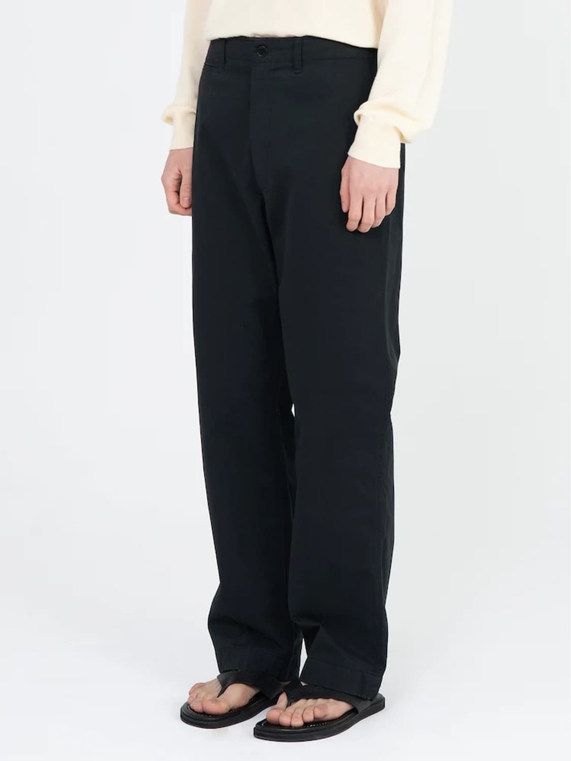 브라운야드 에센셜 라이트 치노 팬츠 블랙 상품이미지5