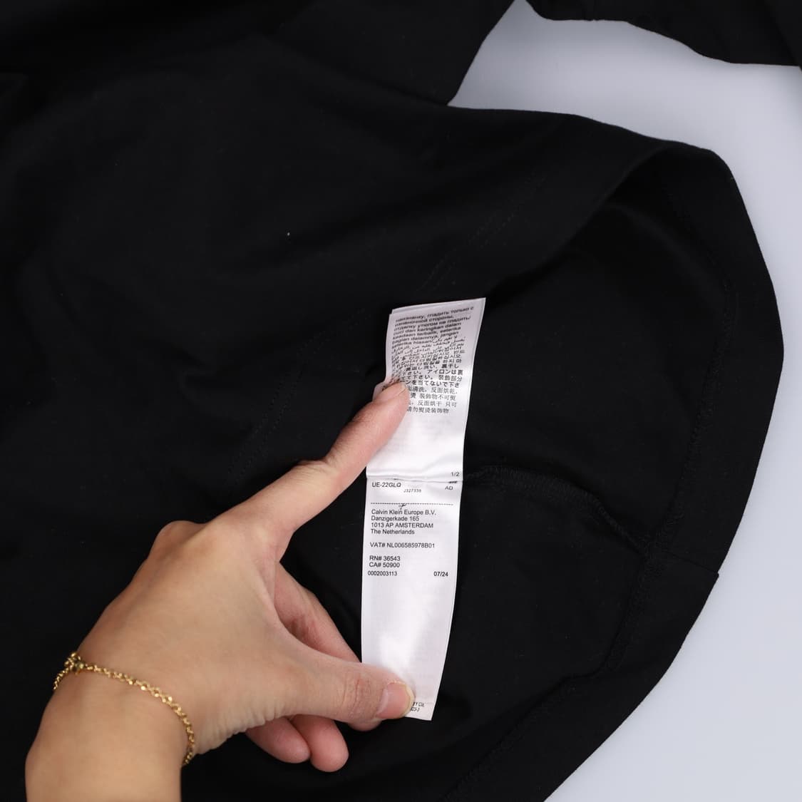 [M] 신형 캘빈클라인 롱슬립 긴팔티 1223H1 상품이미지4