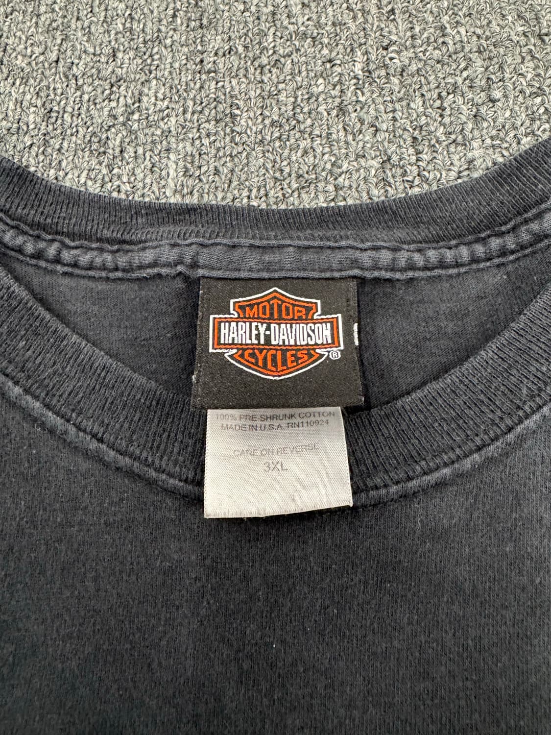 3XL)할리데이비슨 빈티지 프린팅 Parryville 반팔 상품이미지3