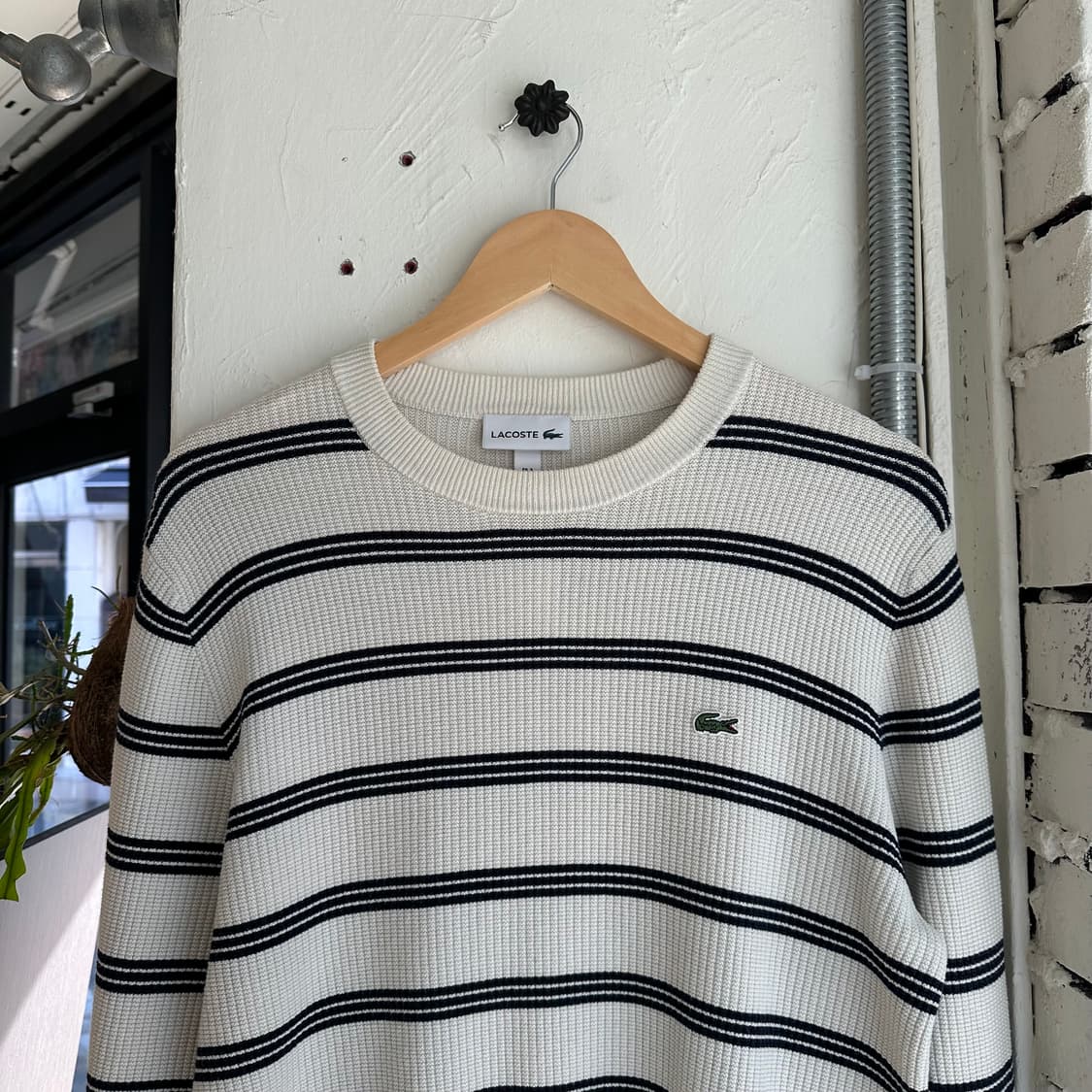 15498 - 라코스테 스트라이프 울 니트 (울 29%) 상품이미지1