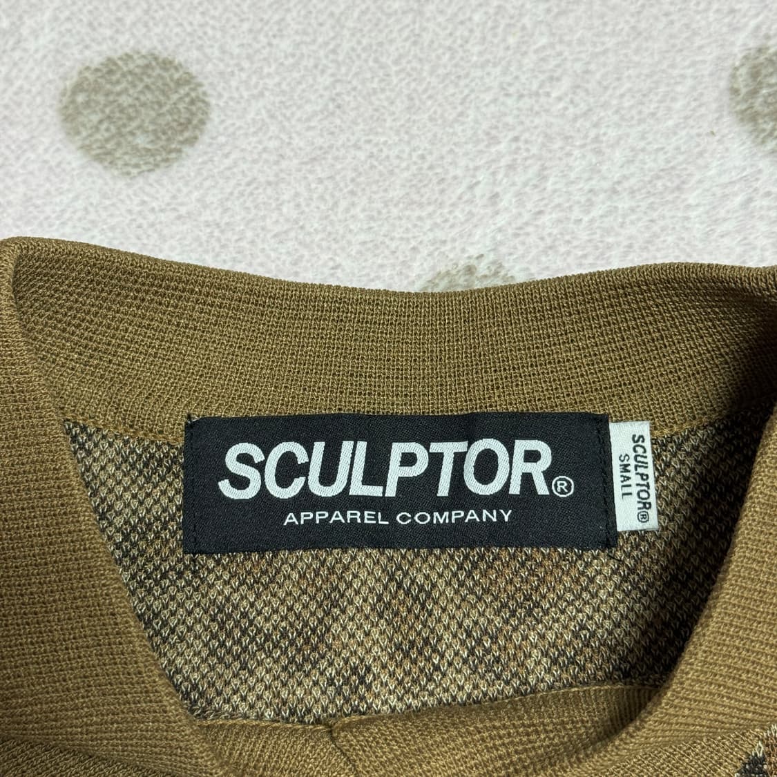 스컬프터 호피 크롭 반팔니트 상품이미지3