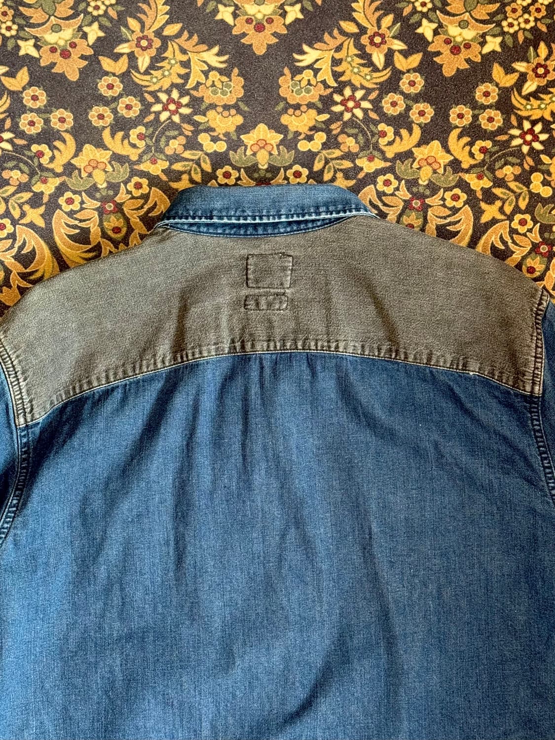 올드 갭 투톤 데님 웨스턴 셔츠 상품이미지7