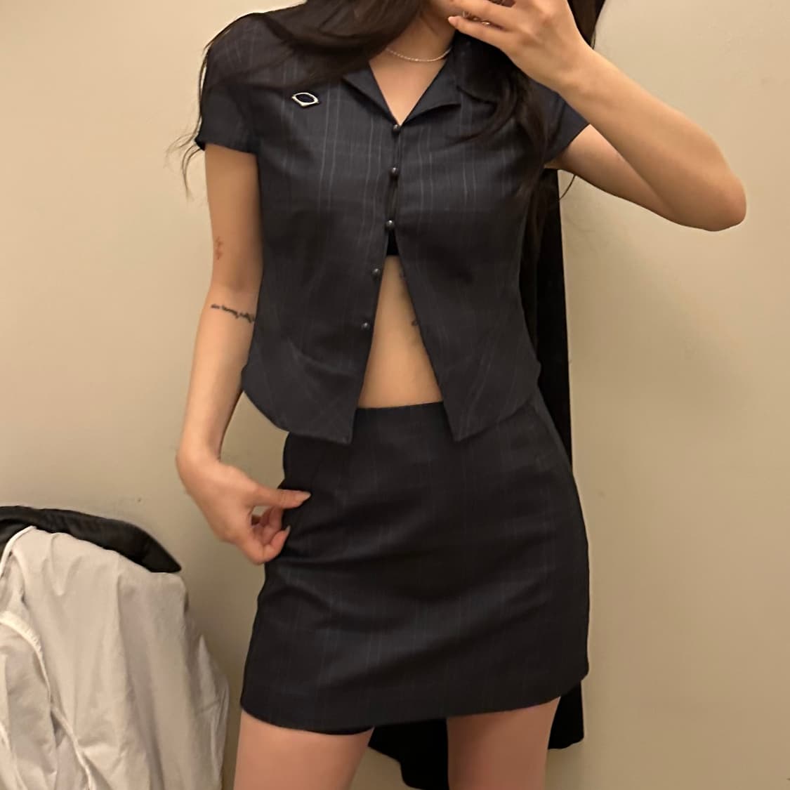 미스치프 체커드 셋업 상품이미지3