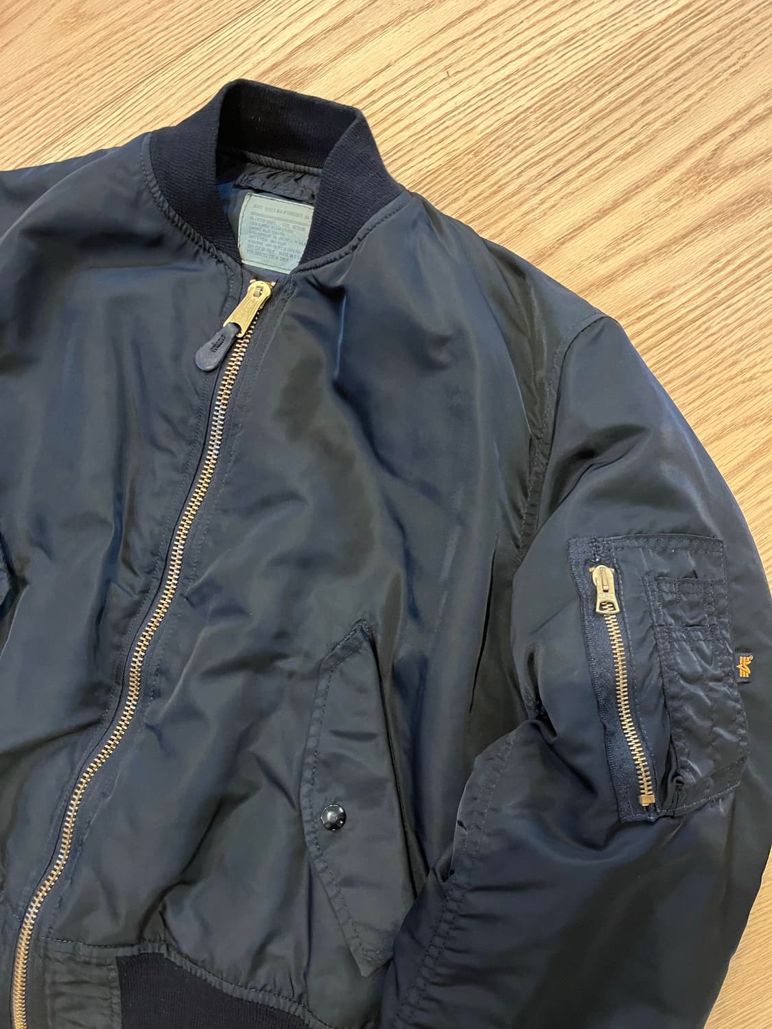 빈티지 00s ALPHA MA-1 블랙 상품이미지1