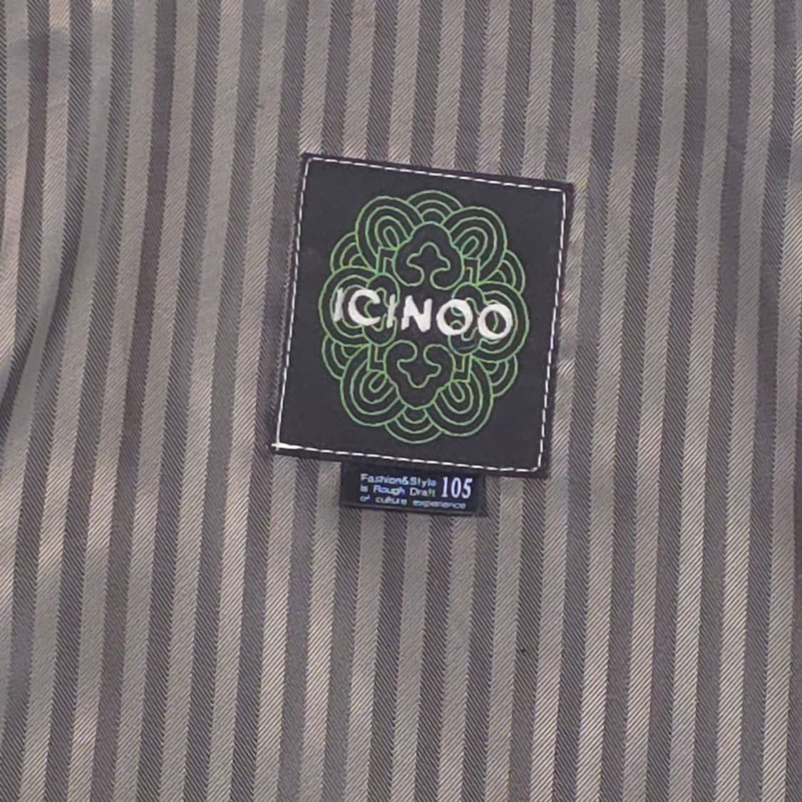 ICINOO 양가죽 미니멀 집업 자켓 XL 상품이미지6