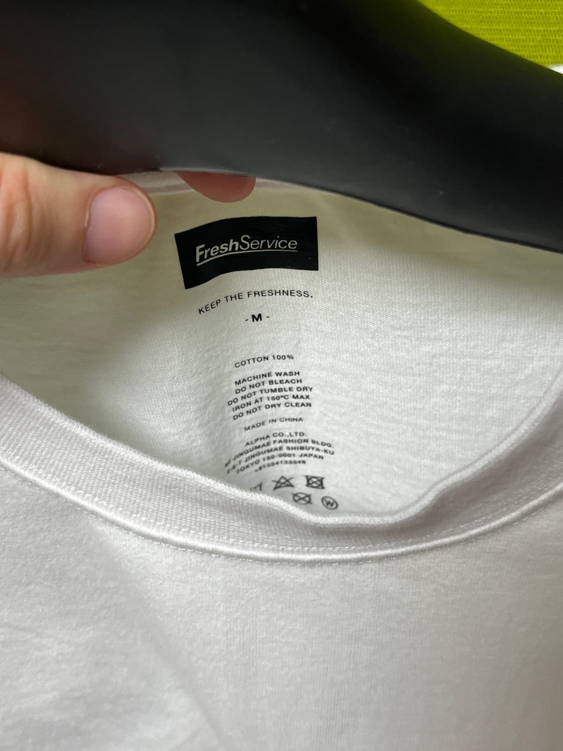 [M] 프레쉬서비스 코퍼레이트 프린티드 S/S 티 반팔티 상품이미지6