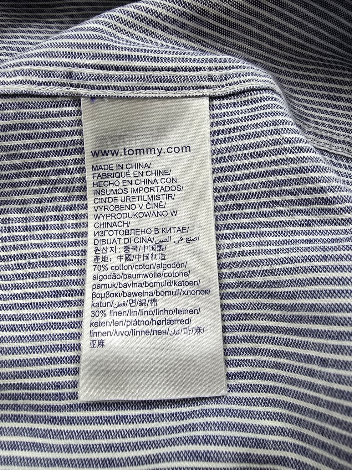 타미 헨리넥 스트라이프 셔츠 (1217) 상품이미지4