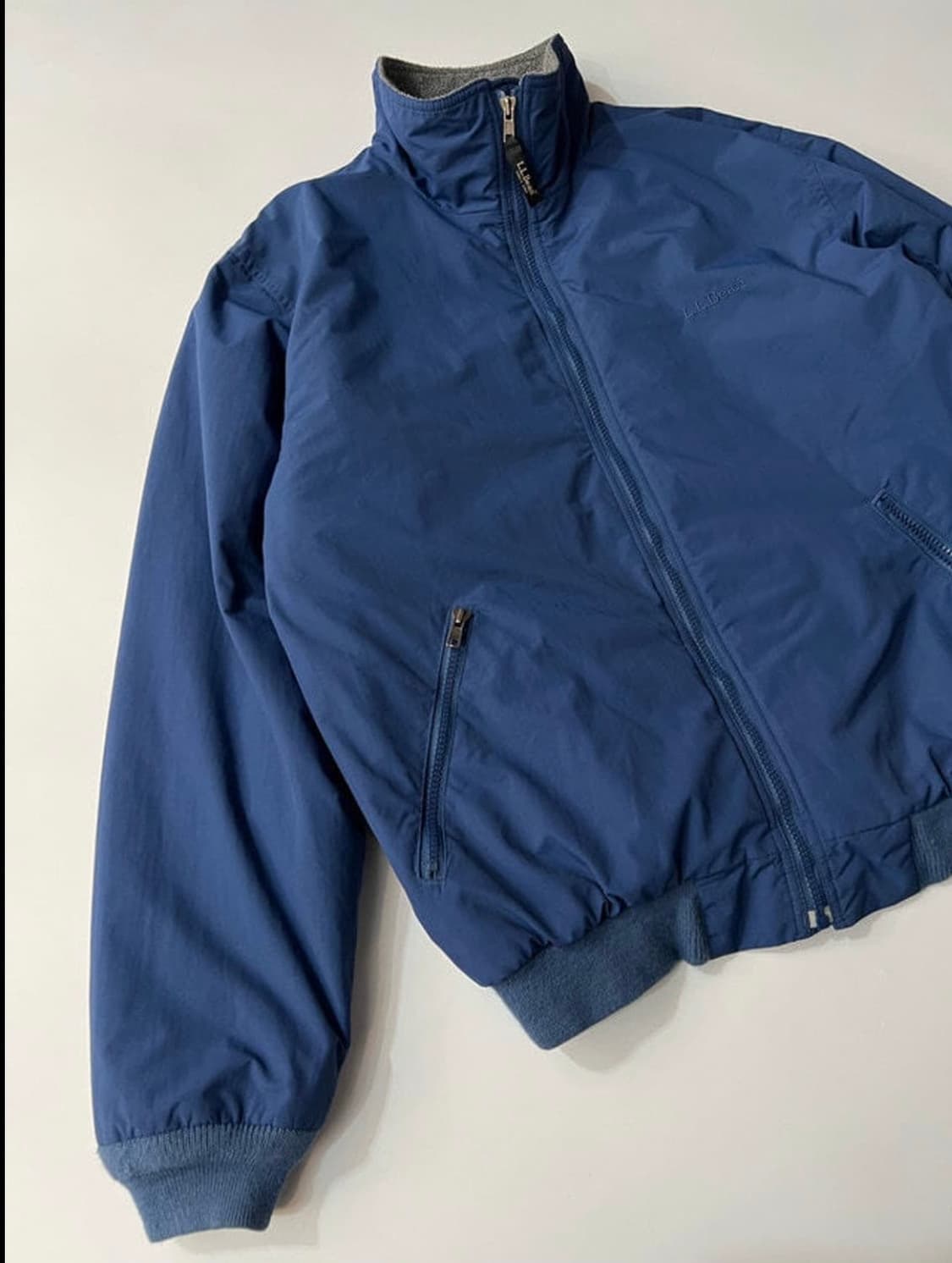 L.L.Bean Warm-up jacket blue 상품이미지5
