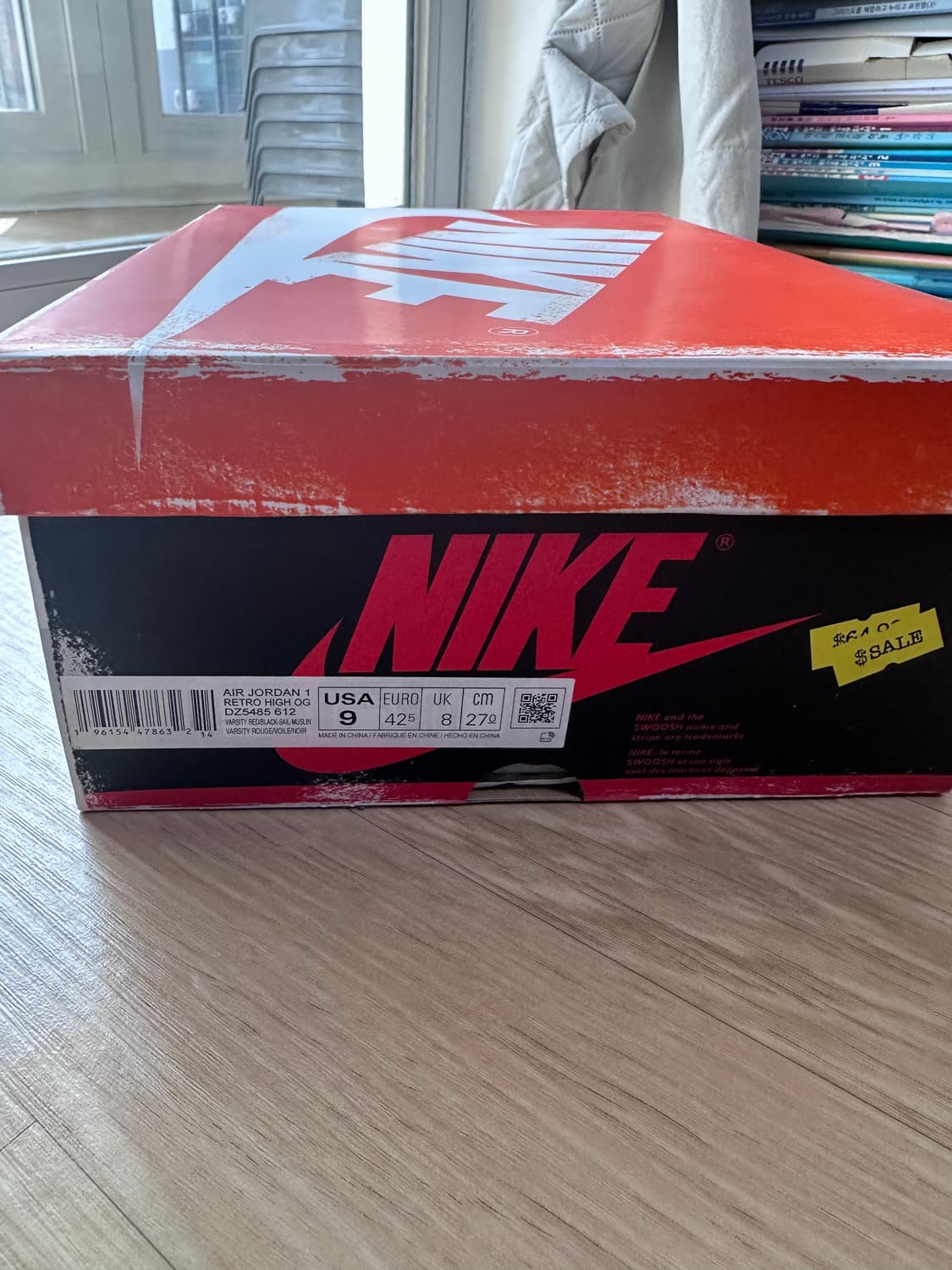 조던 1 하이 시카고 로스트앤파운드 270사이즈 상품이미지6