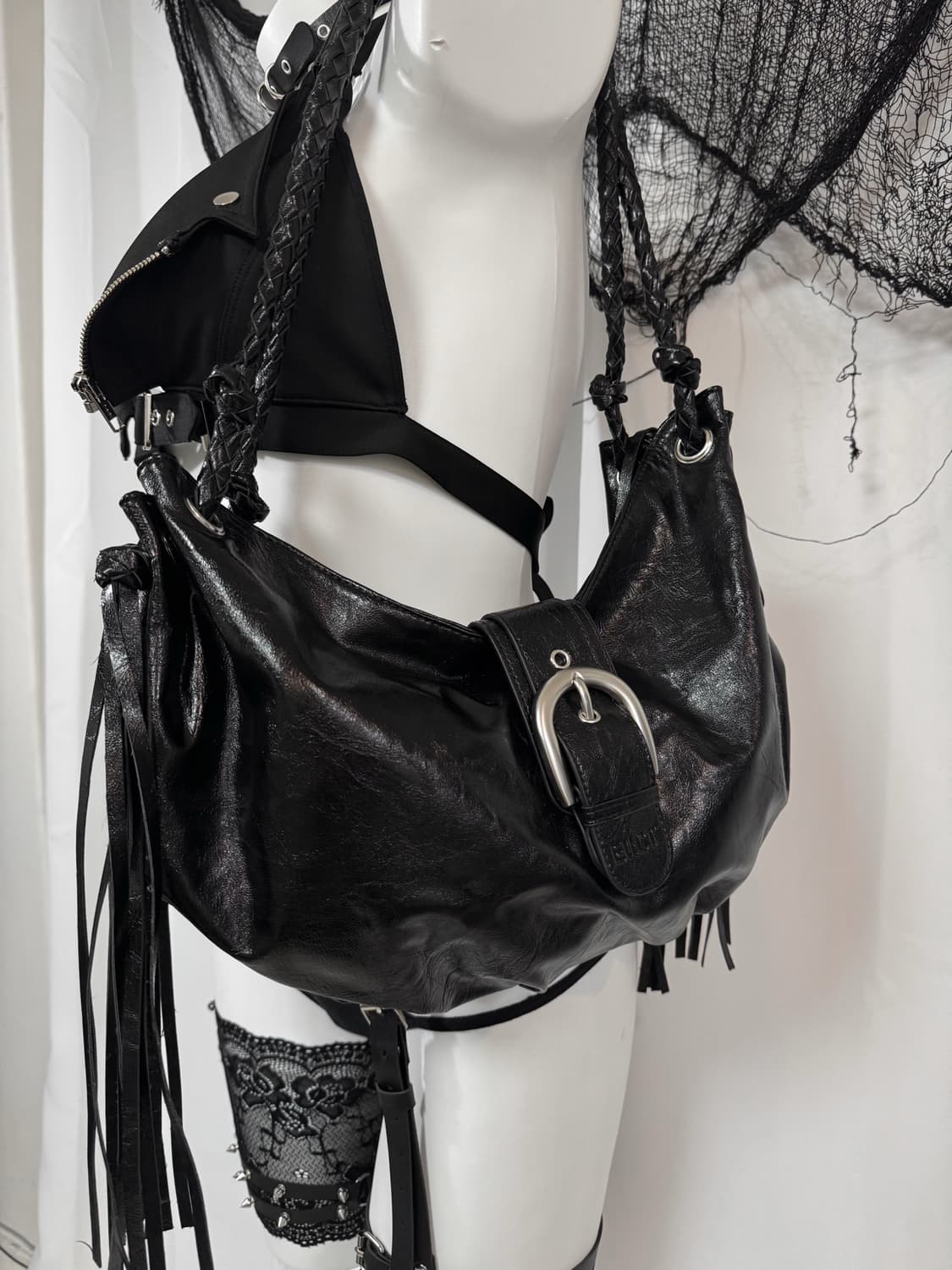euct belt shirred tassel bag 상품이미지2