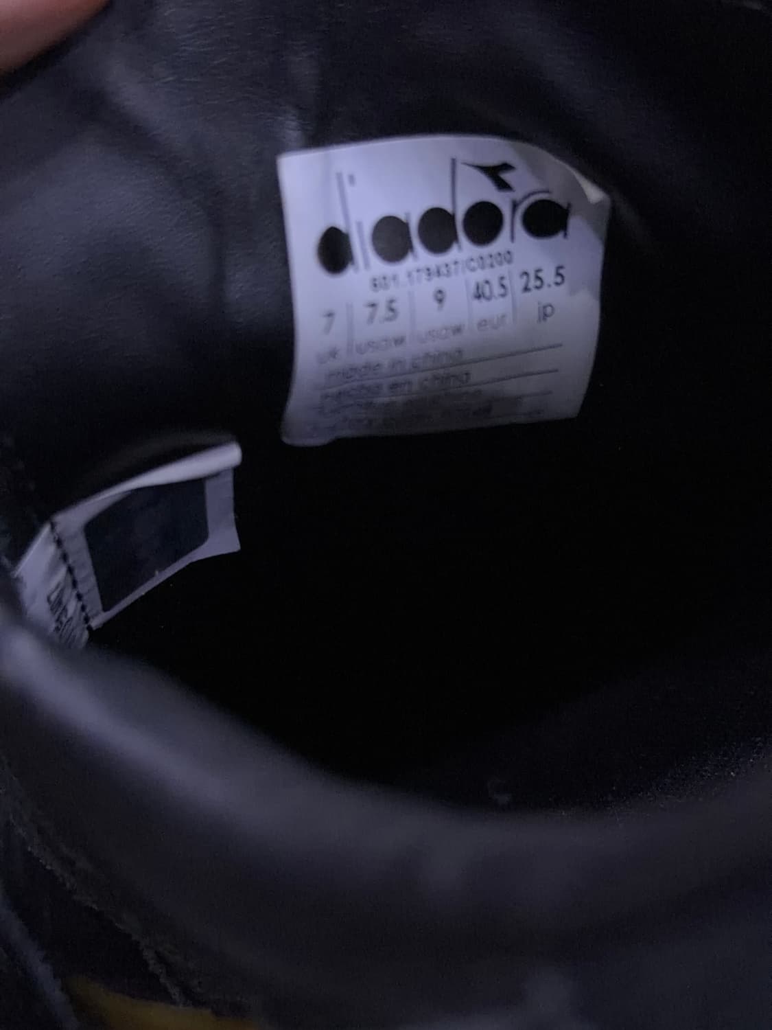 디아도라 스쿼시 SP 독일군 스니커즈 블랙 255 상품이미지8