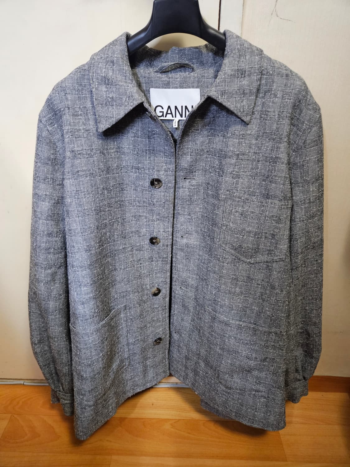 55) 가니 GANNI 트위드 울 자켓 상품이미지6