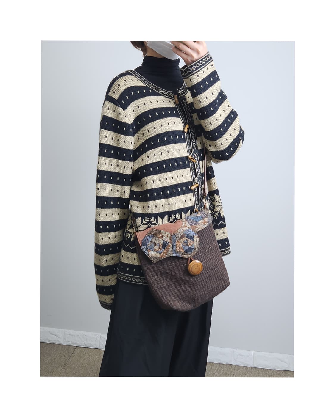 퀼트 크로스백 상품이미지1