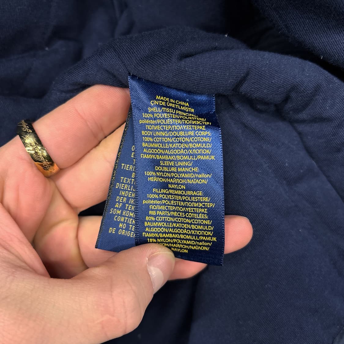 신형라벨 폴로 랄프로렌 인슐레이트 파이핑 스윙페리자켓 N622 상품이미지10