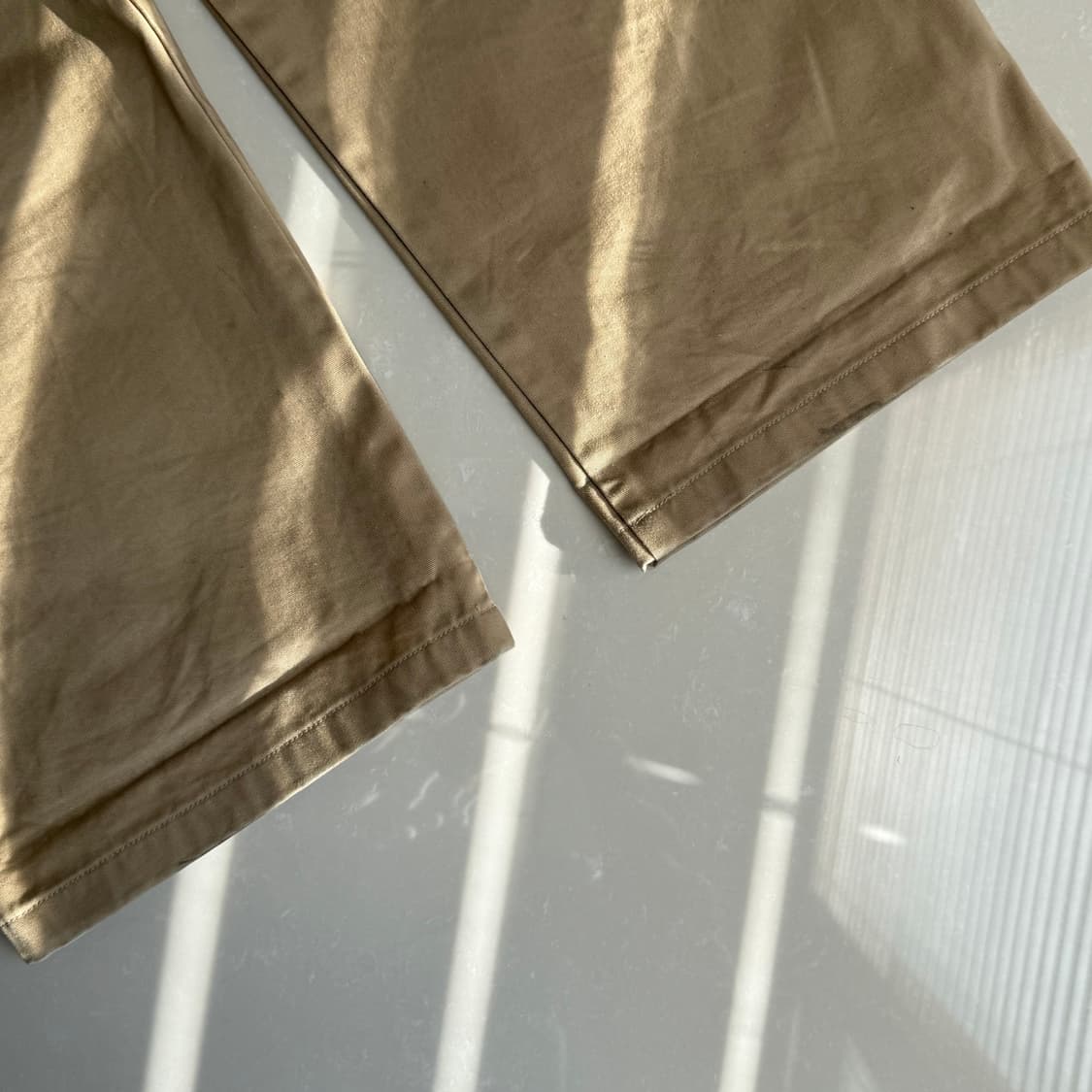 [4] 포터리 와이드 치노팬츠 베이지 상품이미지4