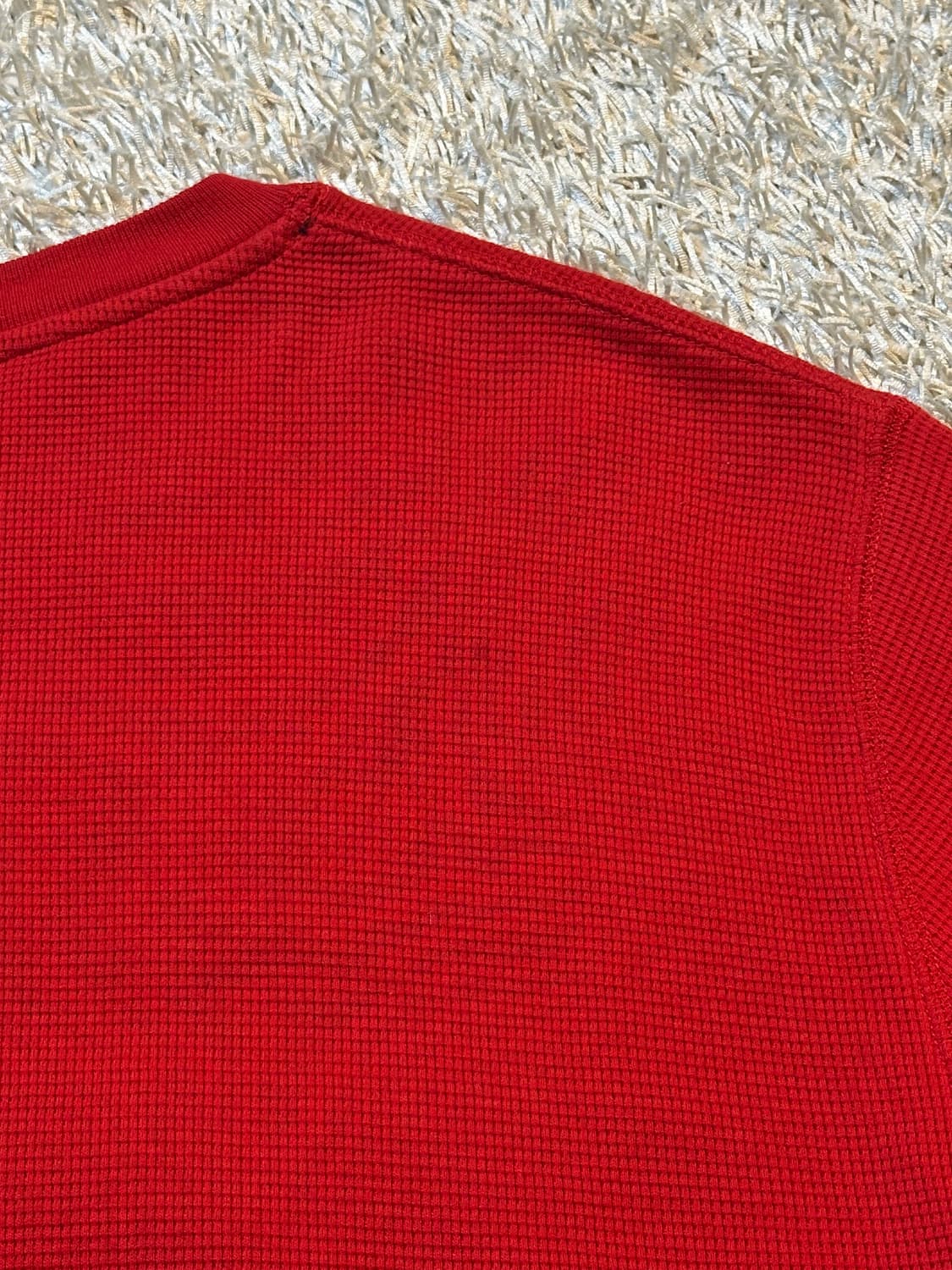 폴로 랄프로렌 와플 니트 롱슬리브 긴팔 레드 상품이미지4