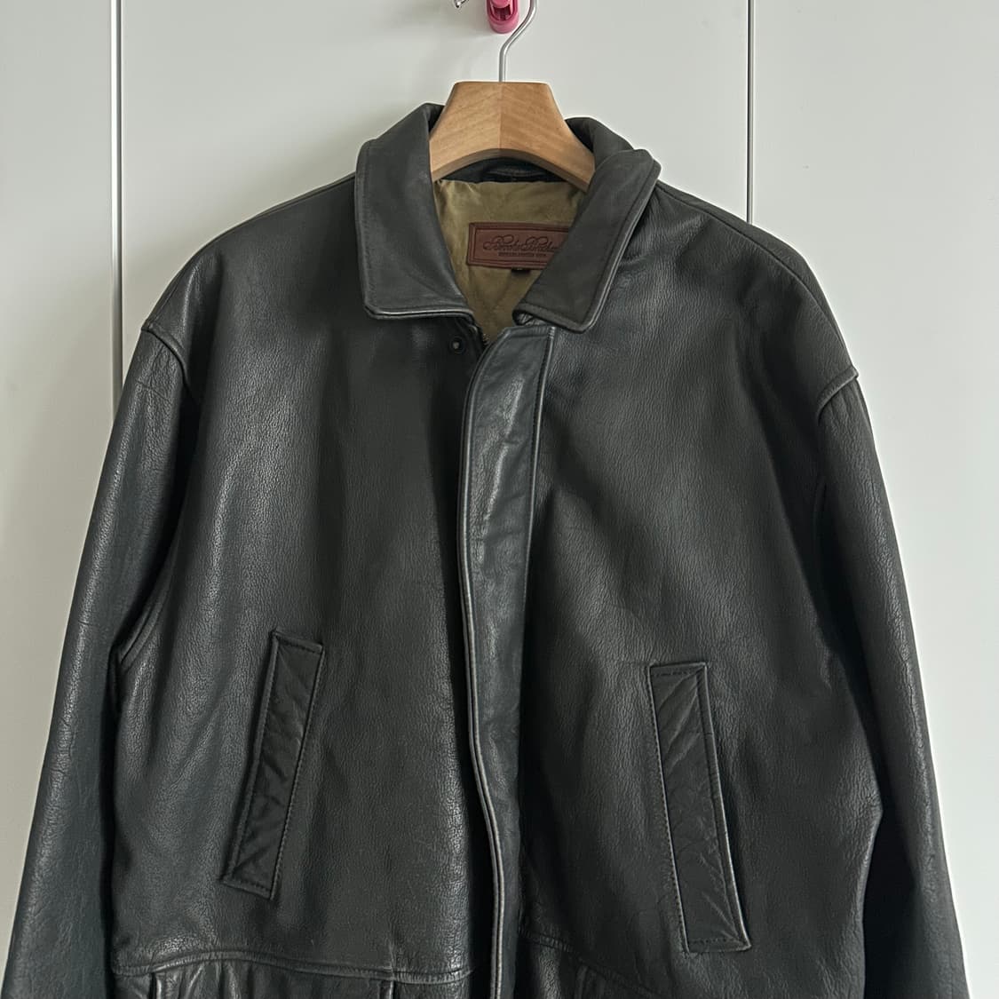 브룩스브라더스 Barn 레더 카코트 상품이미지4