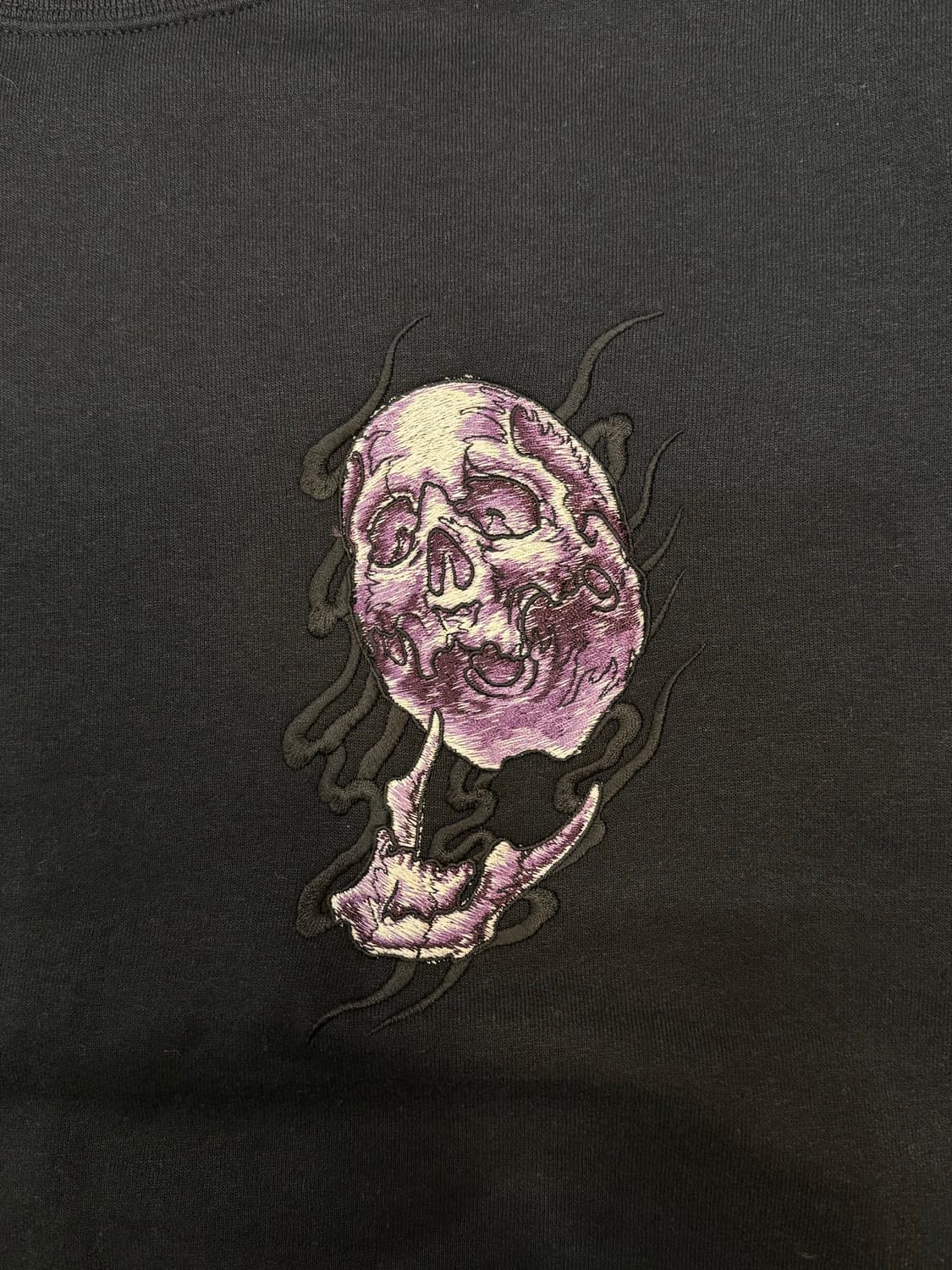 [L] 와코마리아 56타투 스튜디오 맨투맨 블랙  상품이미지6