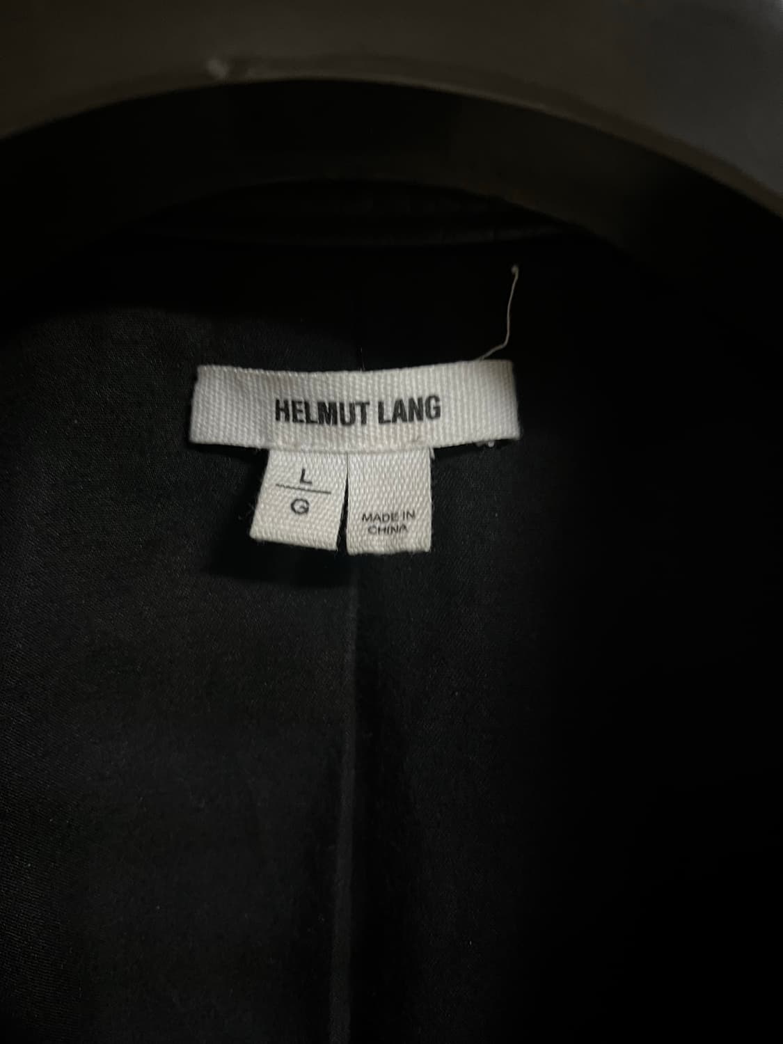 헬무트랭 다이어그널 리얼레더 자켓 L 상품이미지4