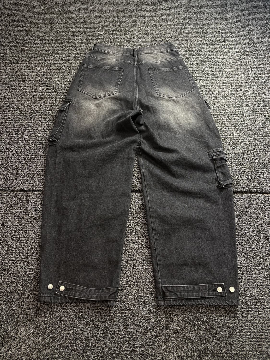 빈티지 아카이브 멀티 포켓 와이드 카고 데님 팬츠 2422 상품이미지4