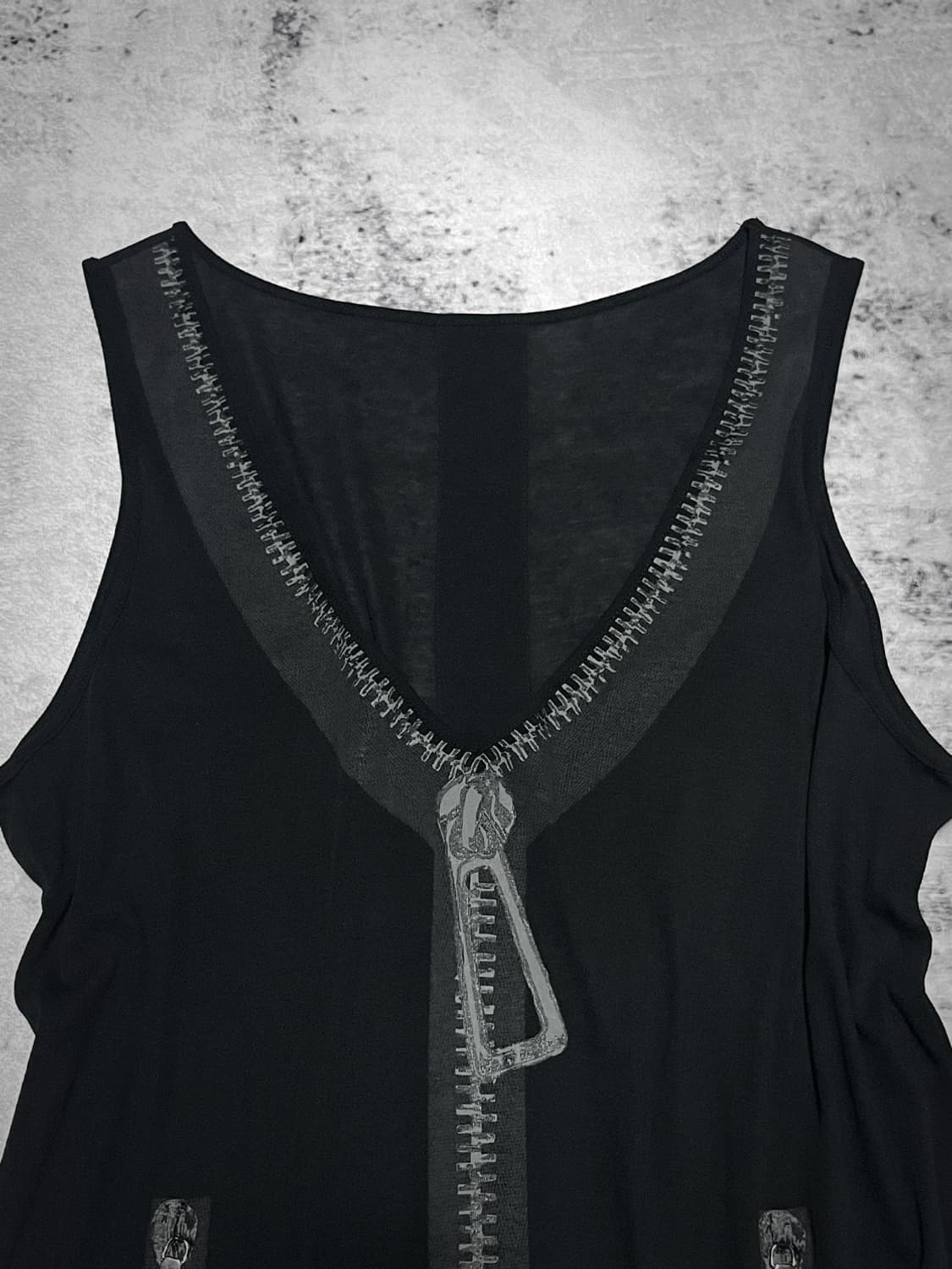 zip detail sleeveless  상품이미지2