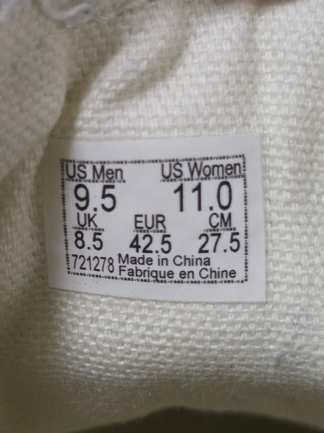 반스 x 인빈시블 프리미엄 올드스쿨 프레이드 데님 마쉬멜로우 275 상품이미지10