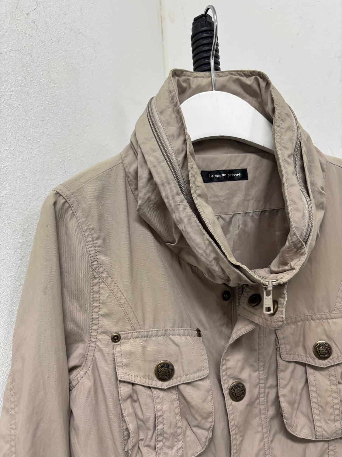 Y2K Bono-Hood Strap Detail Multi Pocket  상품이미지7