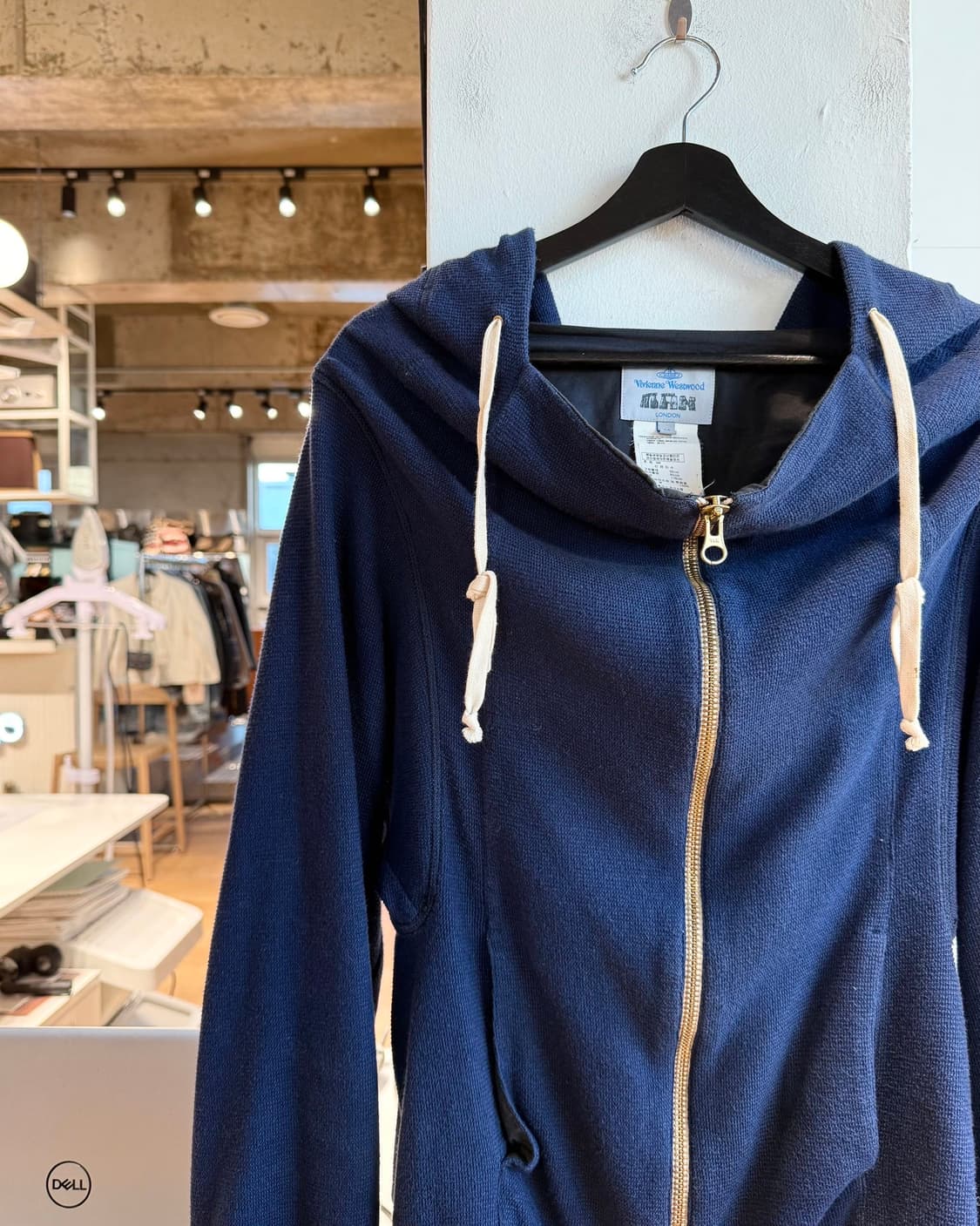 비비안 웨스트우드 맨 네이비 투웨이 후드집업  상품이미지4