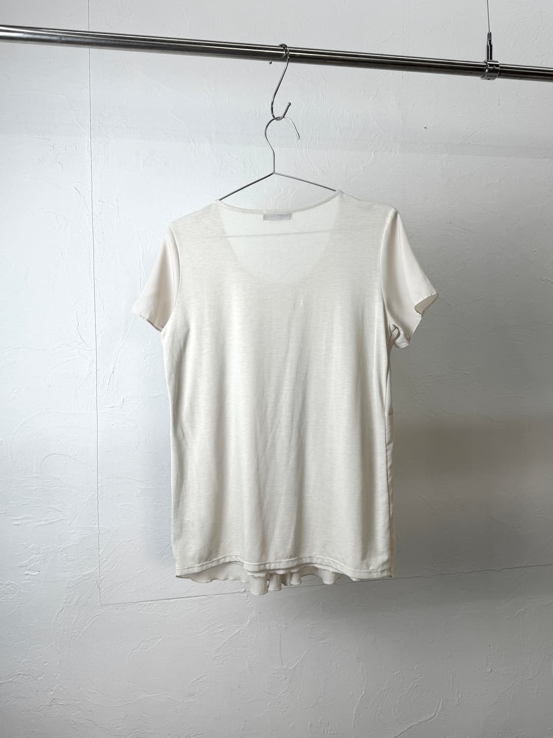 콤 사 이즘 믹스드 드레이프 티셔츠 상품이미지4