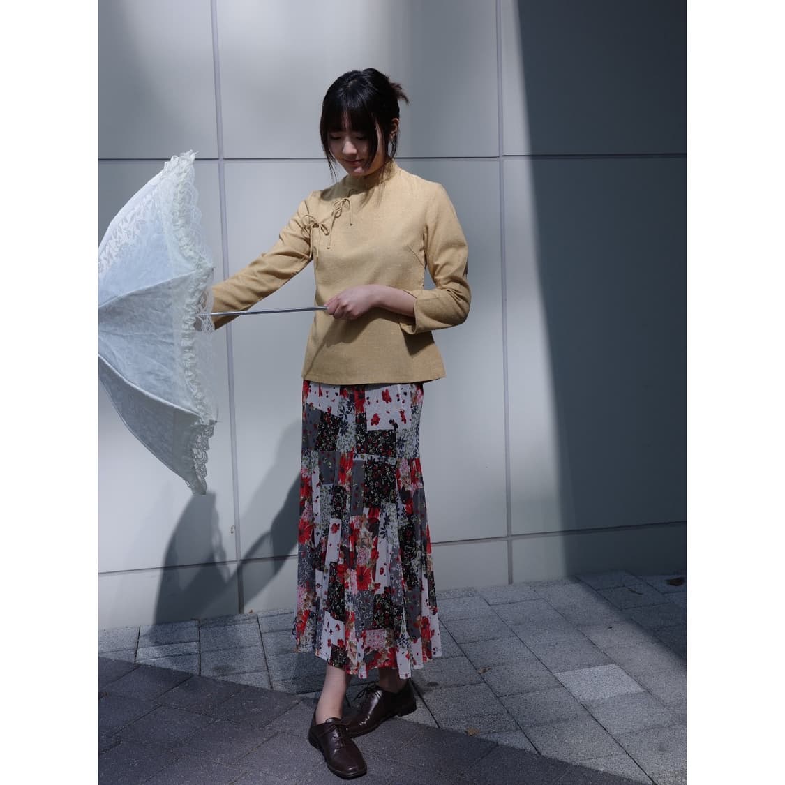 빈티지 치파오 오리엔탈 블라우스 상품이미지3