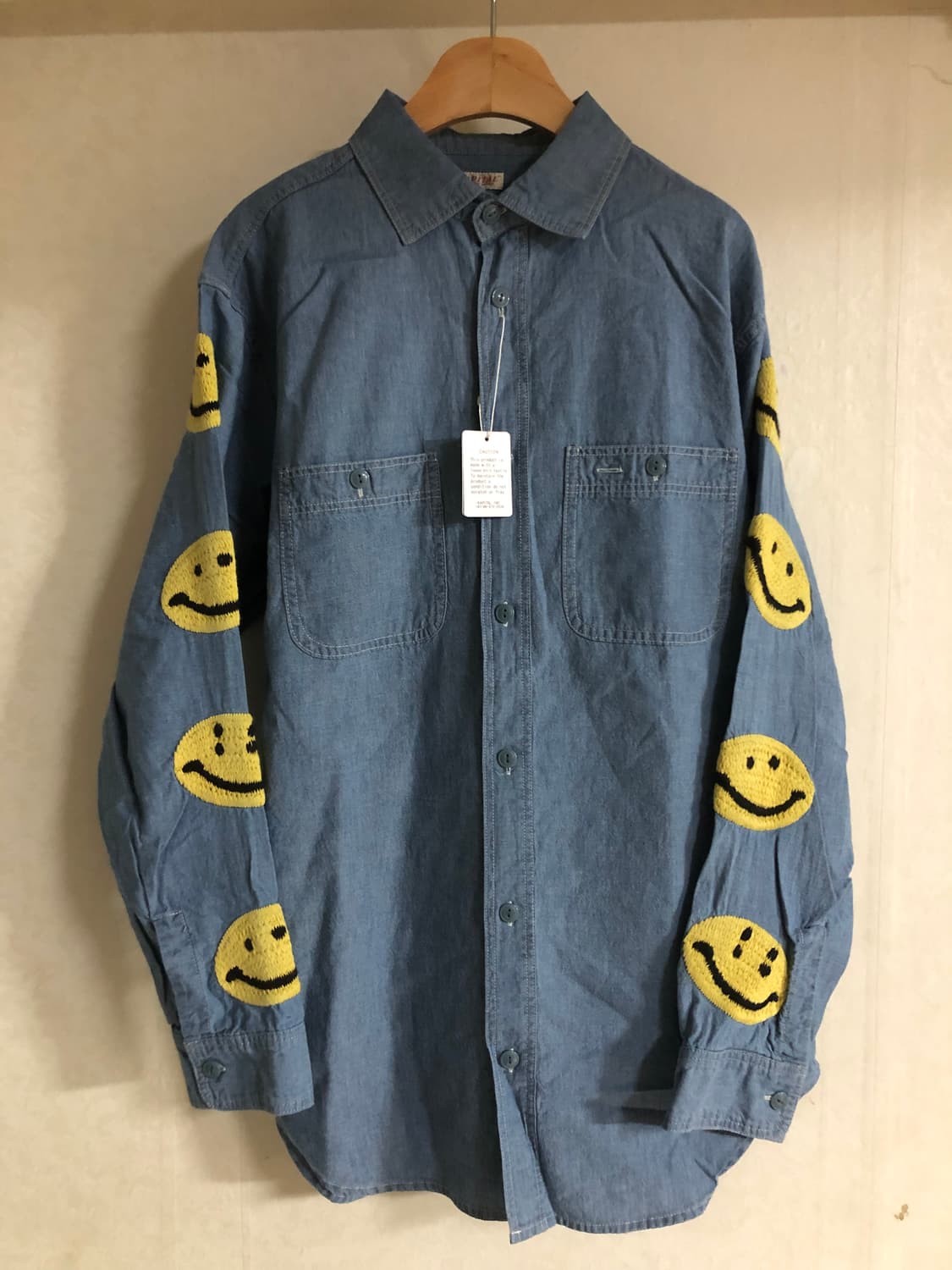 캐피탈 스마일 샴브레이 셔츠 상품이미지3