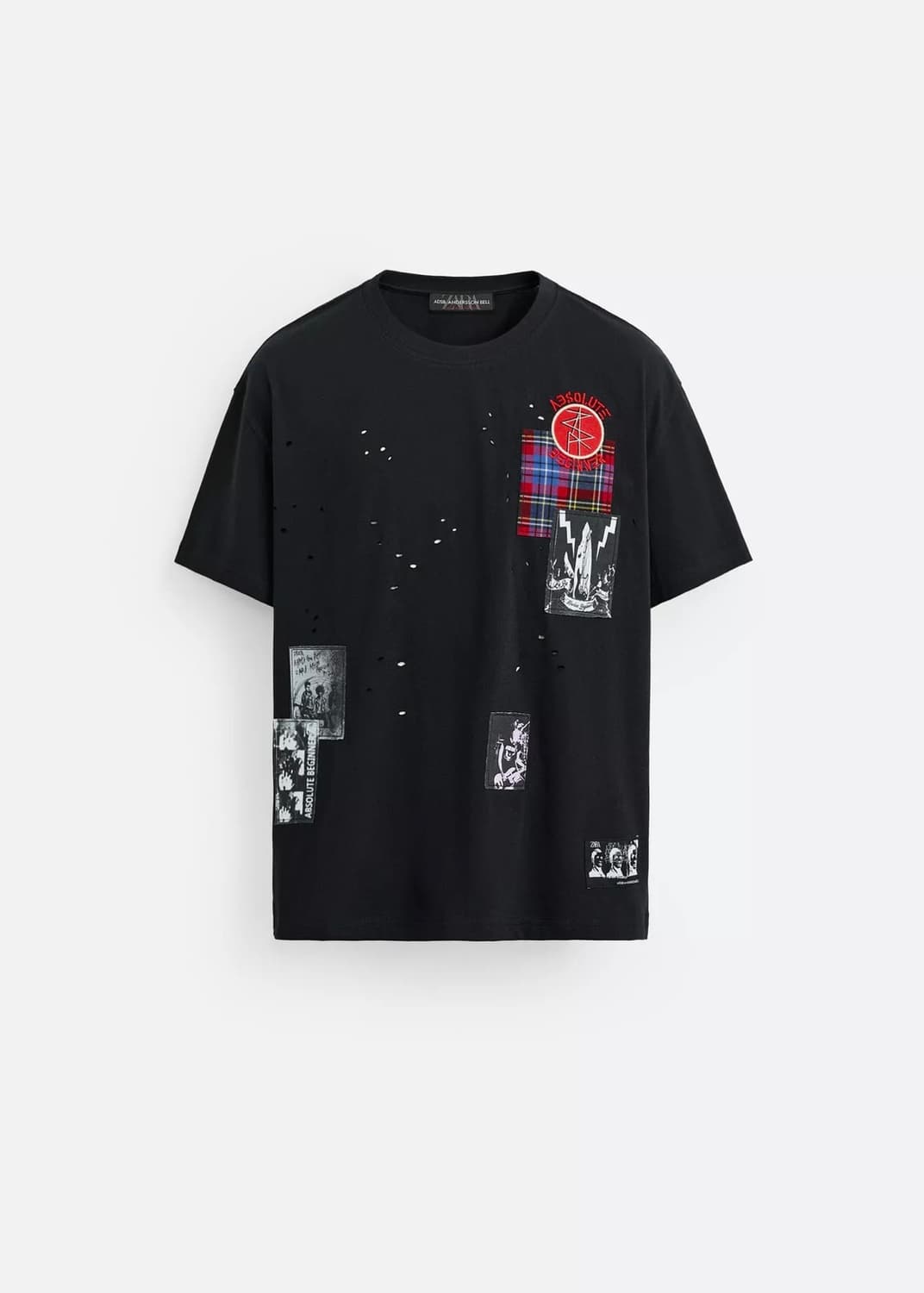 자라 앤더슨벨 그래픽 패치 티셔츠 L사이즈 상품이미지1