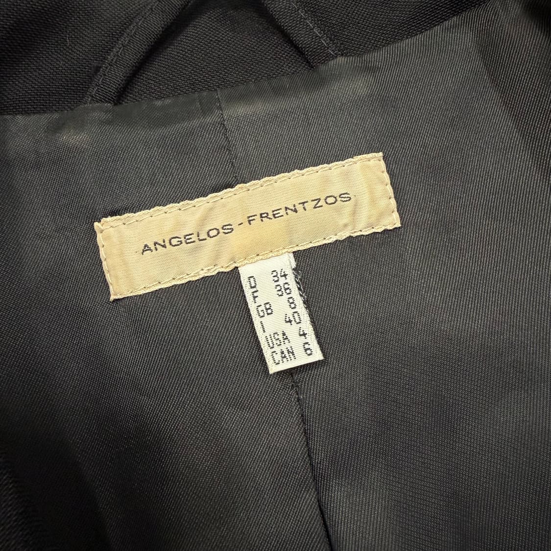 ANGELOS FRENTZOS 디테일 자켓 상품이미지9