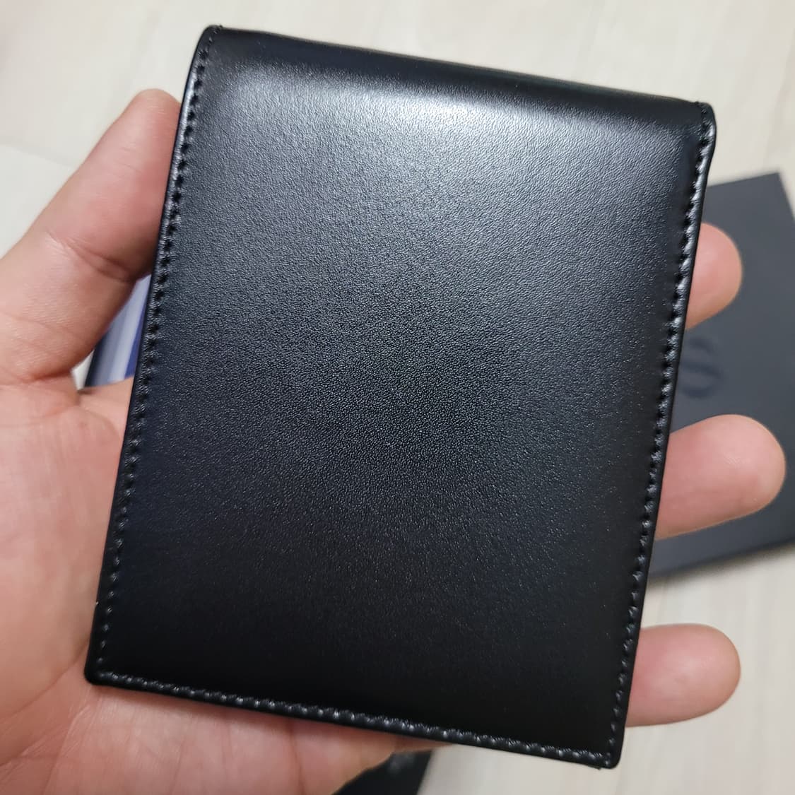 정품 듀퐁 블랙 반지갑 풀세트 상품이미지3