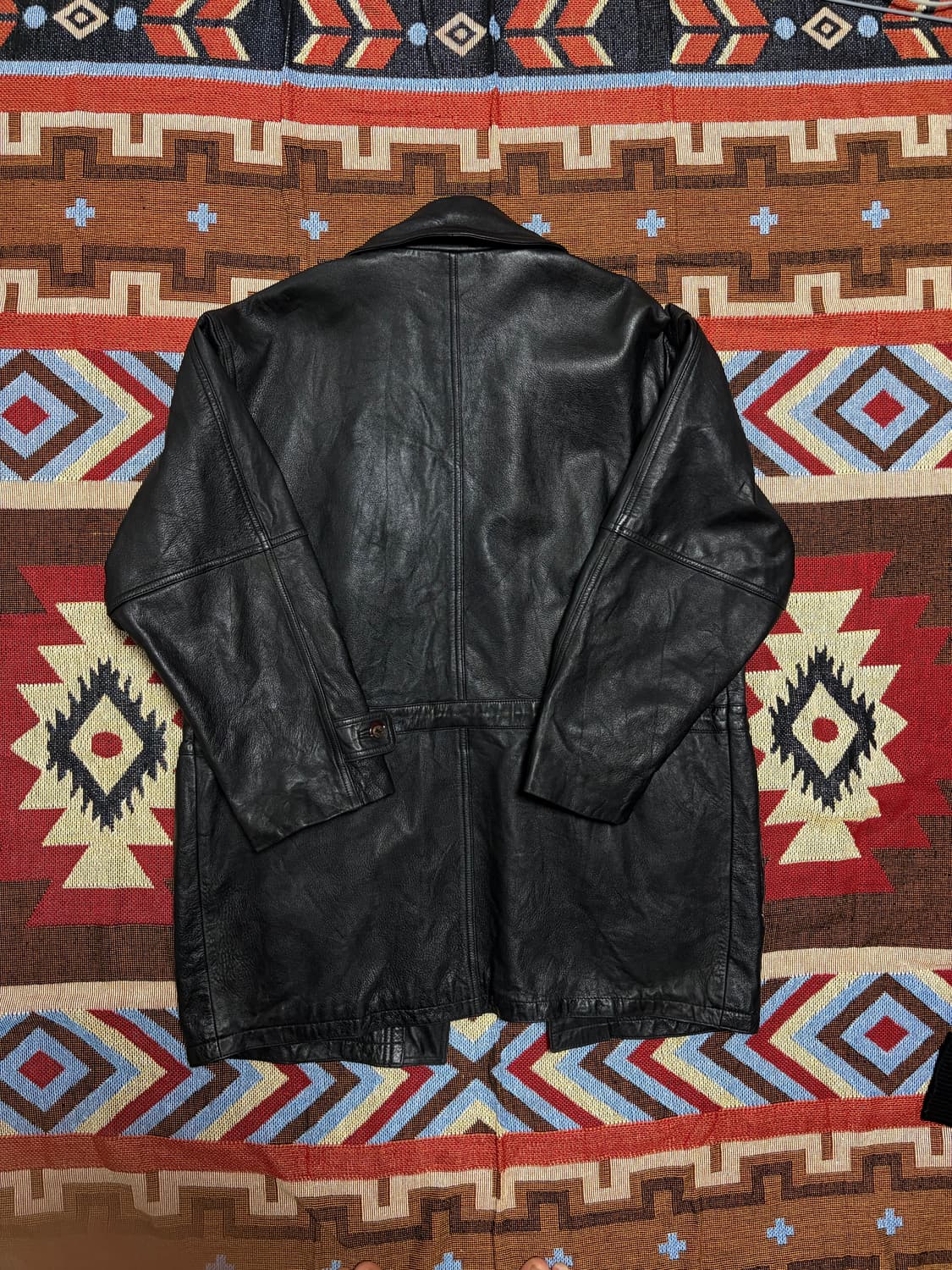 100-105) 빈티지 램스킨 레더 카코트 올드갭 스타일 상품이미지10