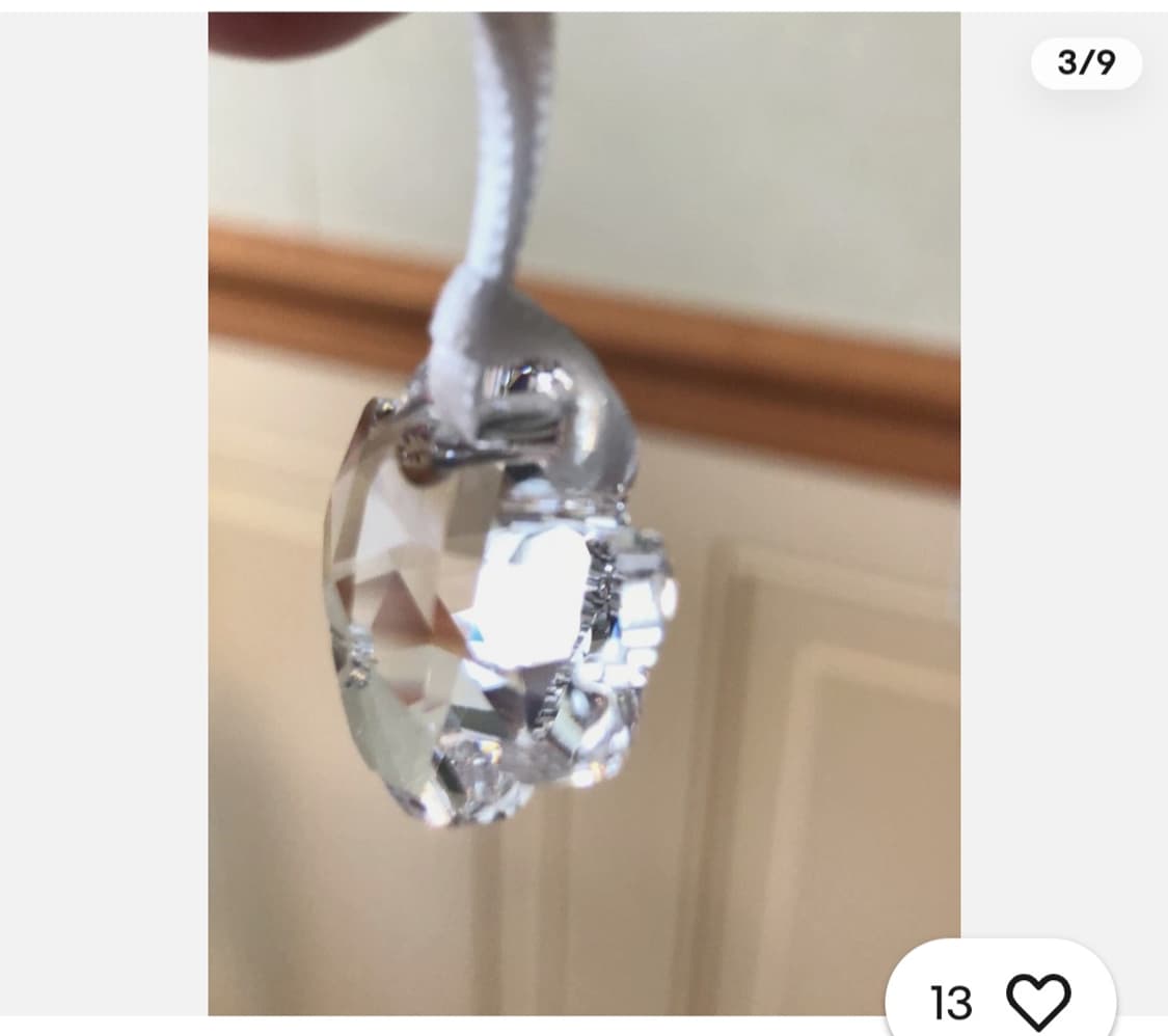 새제품 3개일괄)스와로브스키 크로버 오너먼트 3개 일괄 상품이미지3