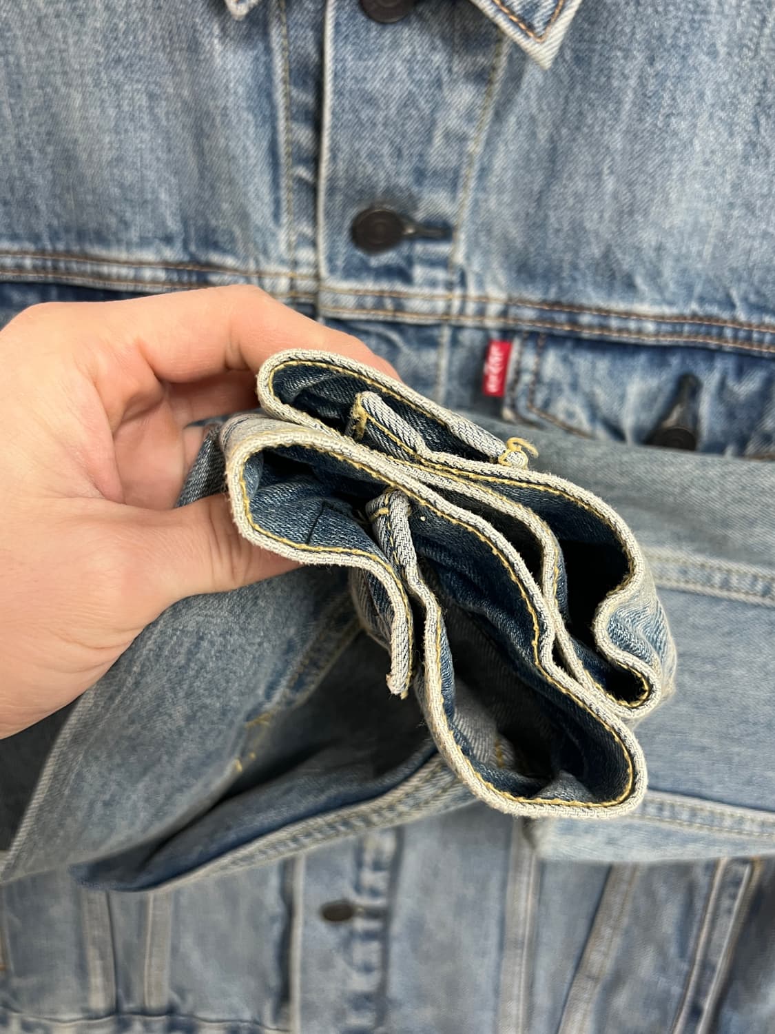 Levis 리바이스 연청 데님 트러커 청자켓 상품이미지4