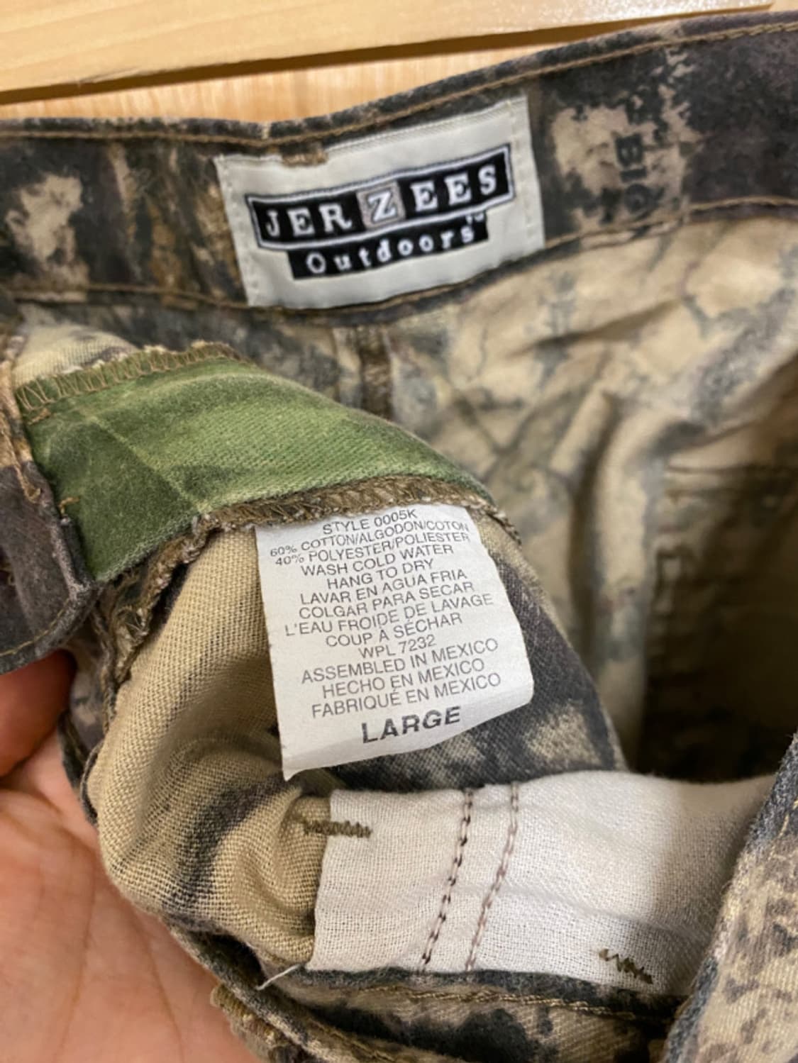 90's JERZEES Outdoors real tree cargo  상품이미지10