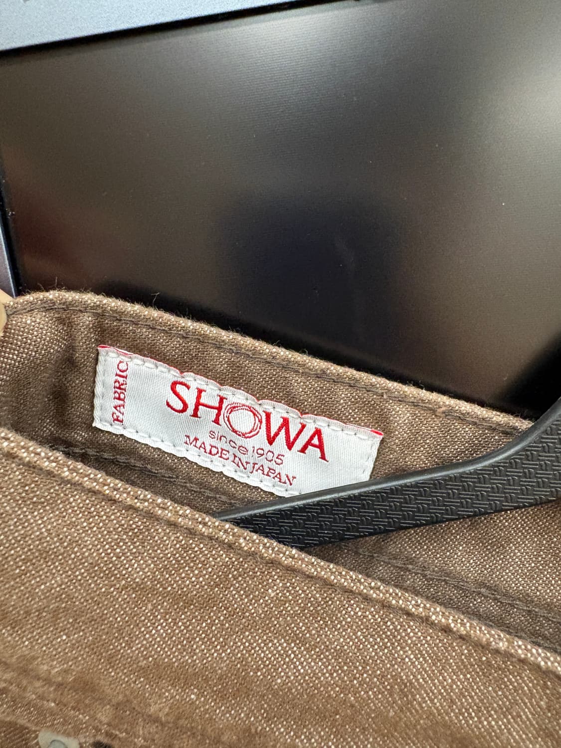 홀리선 브라운데님팬츠 s사이즈 상품이미지2