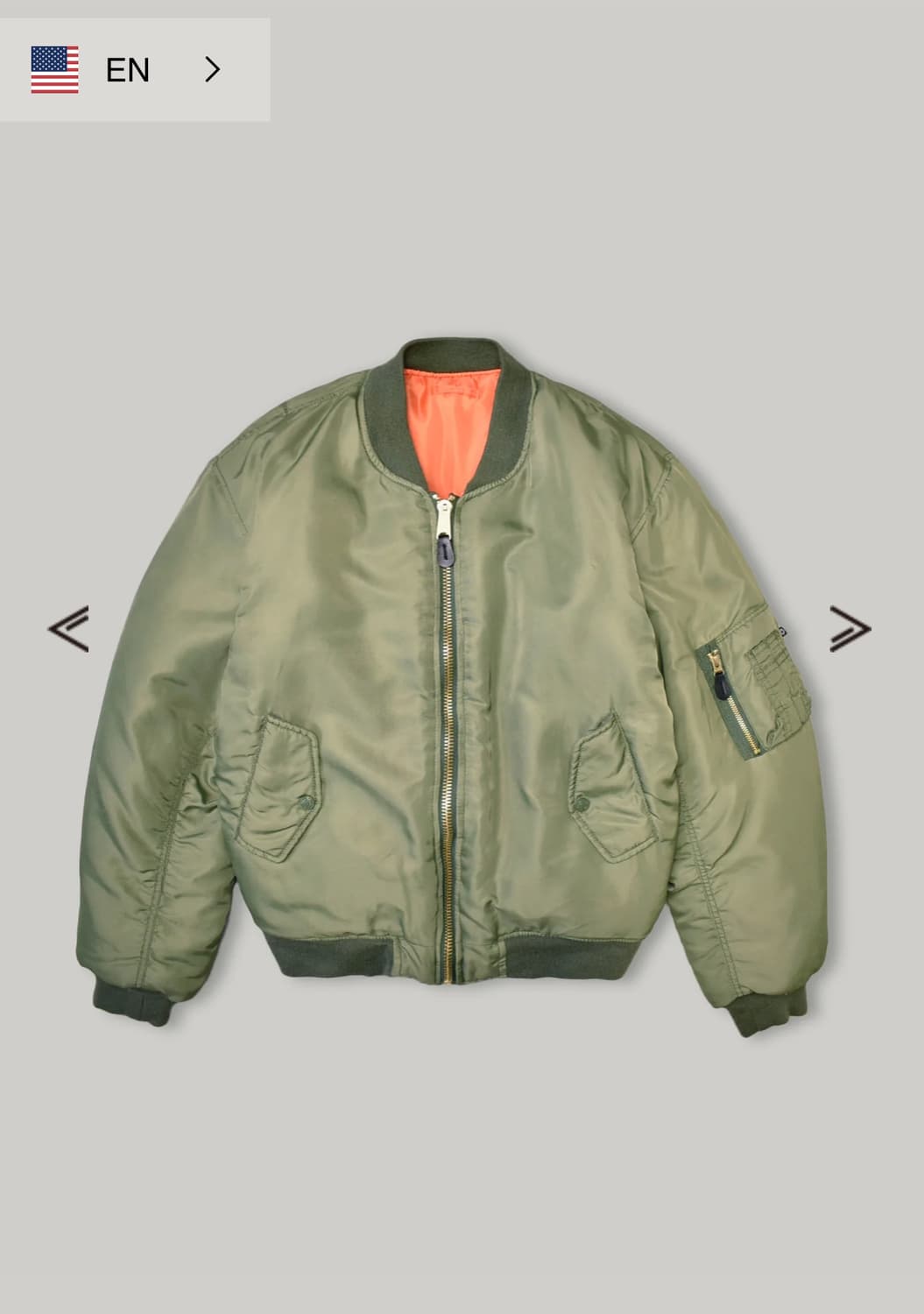 포스텍스가먼츠 빈티지 봄버 xl 상품이미지1