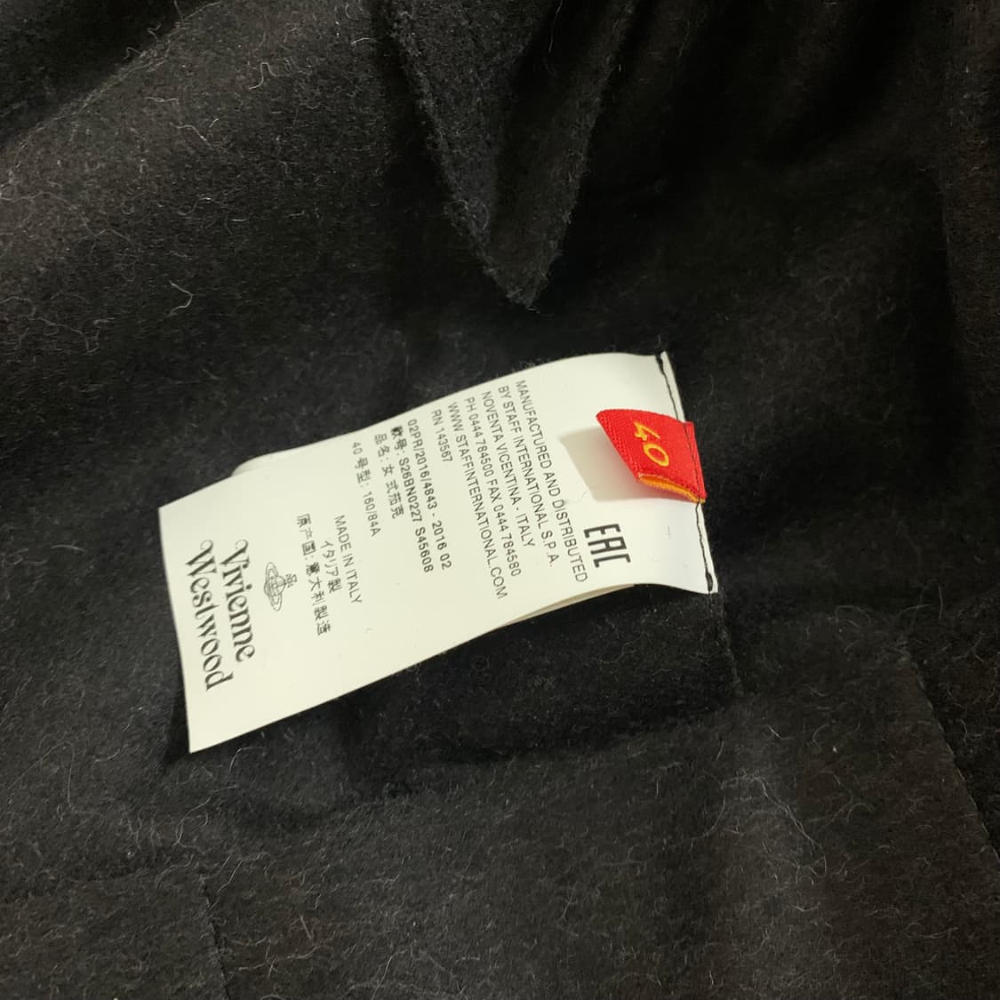 Vivienne westwood 2016fw runway울 자켓 상품이미지9