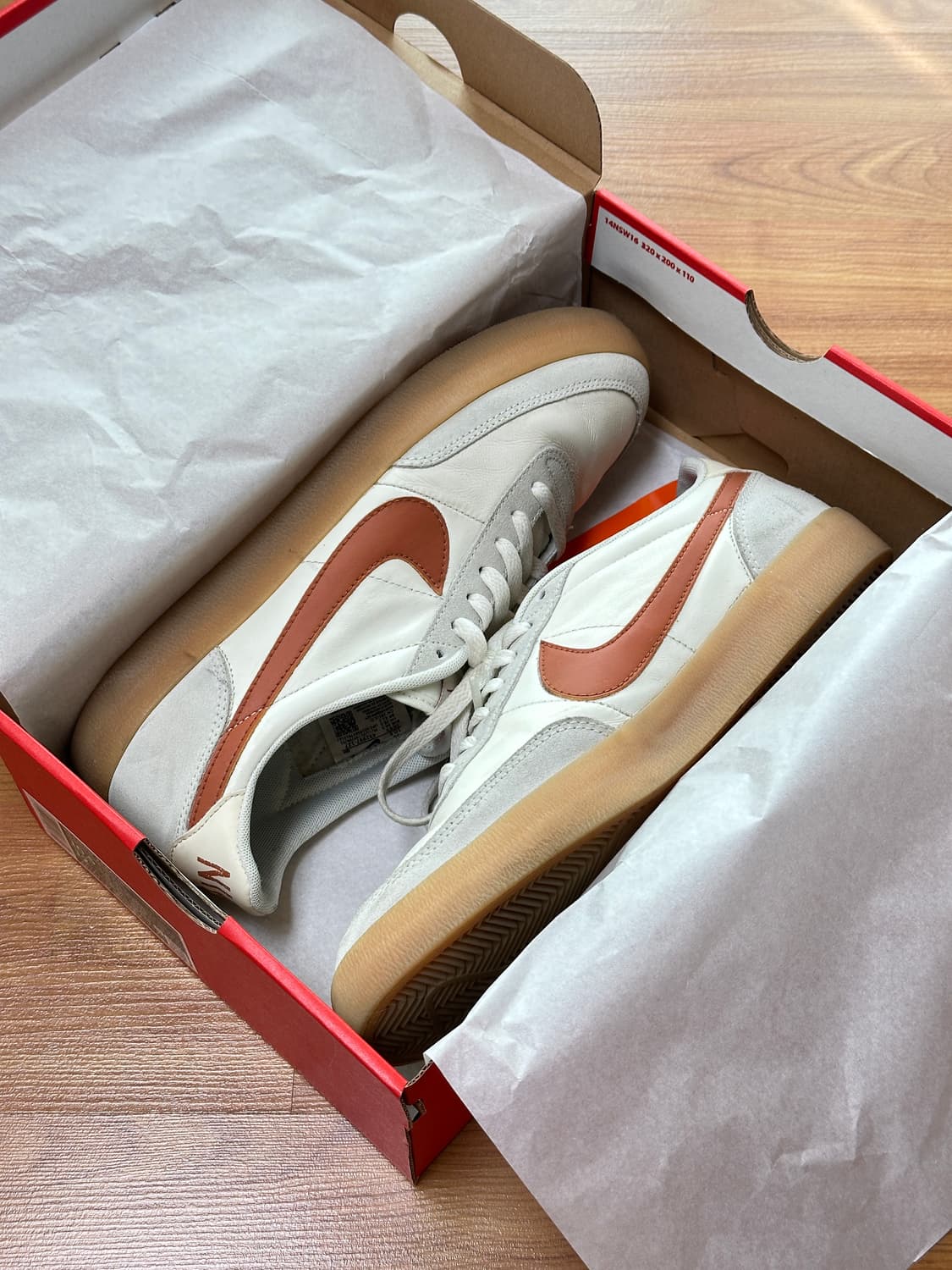 [상태좋음] 나이키 제이크루 킬샷  데저트 오렌지 US10.5 상품이미지1